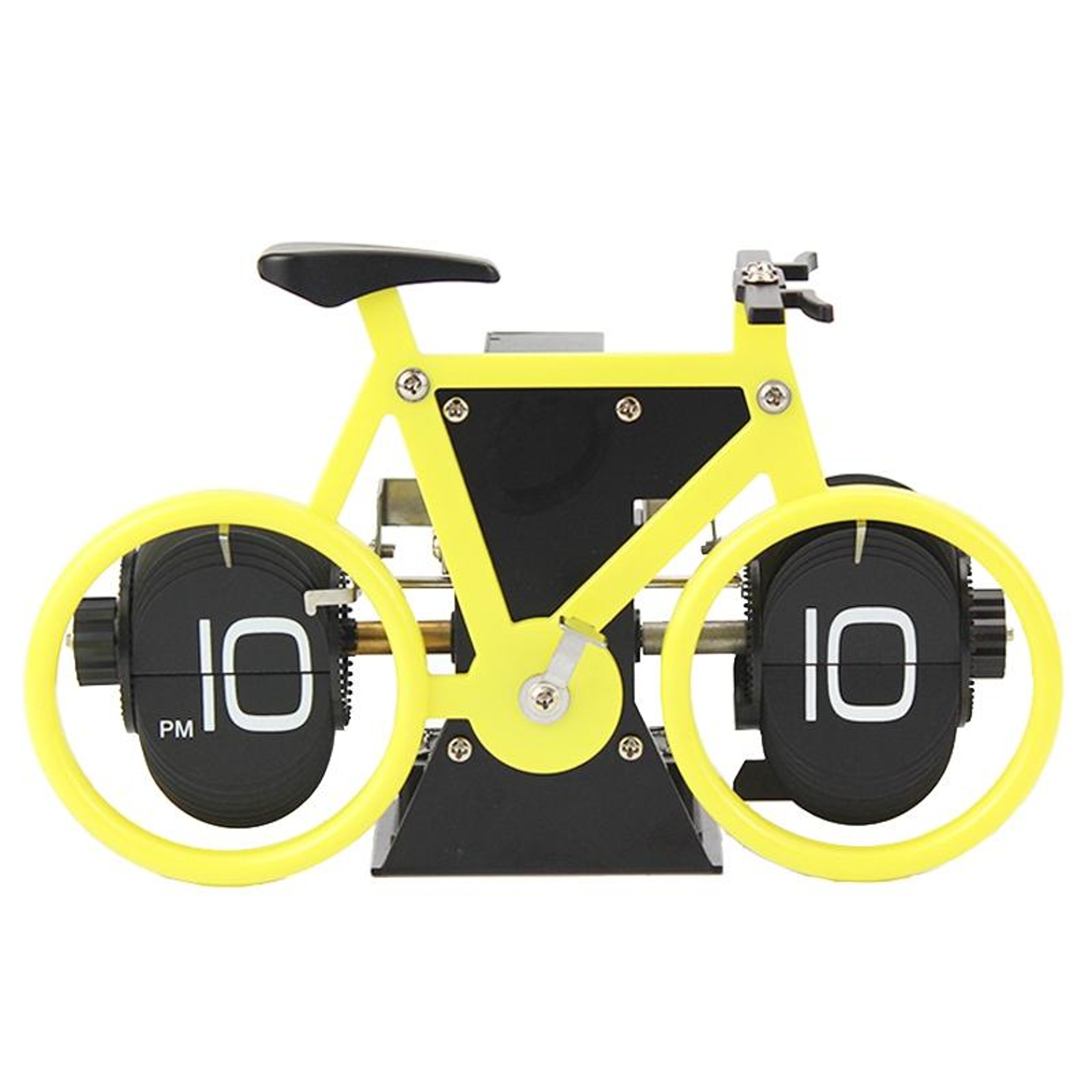 Retro Flip Clock Bicycle Shape Decorative Quartz Home Table Clock for Living Room and Office Decor – view 9