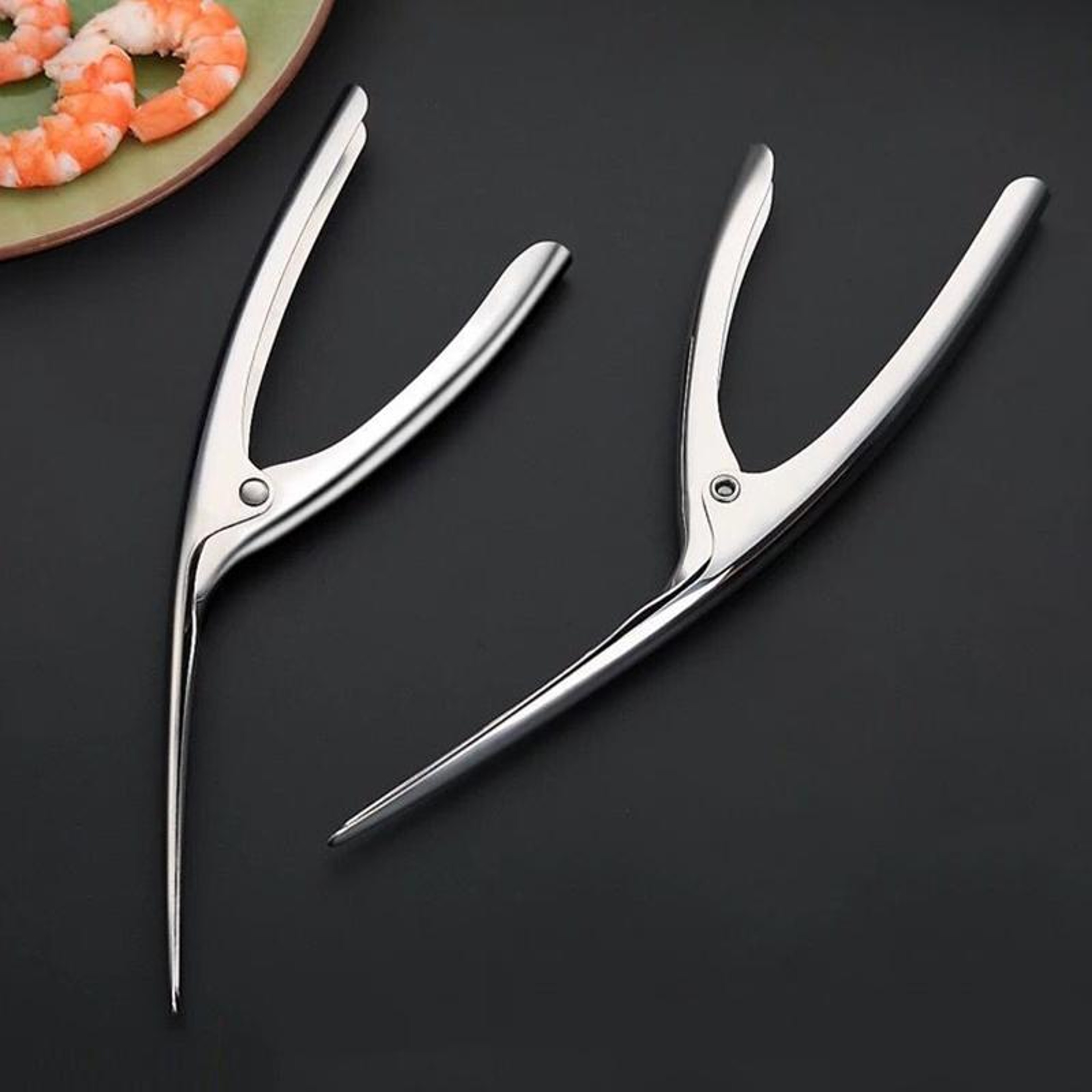 Premium Stainless Steel Shrimp Shelling & Seafood Prep Tool – view 2