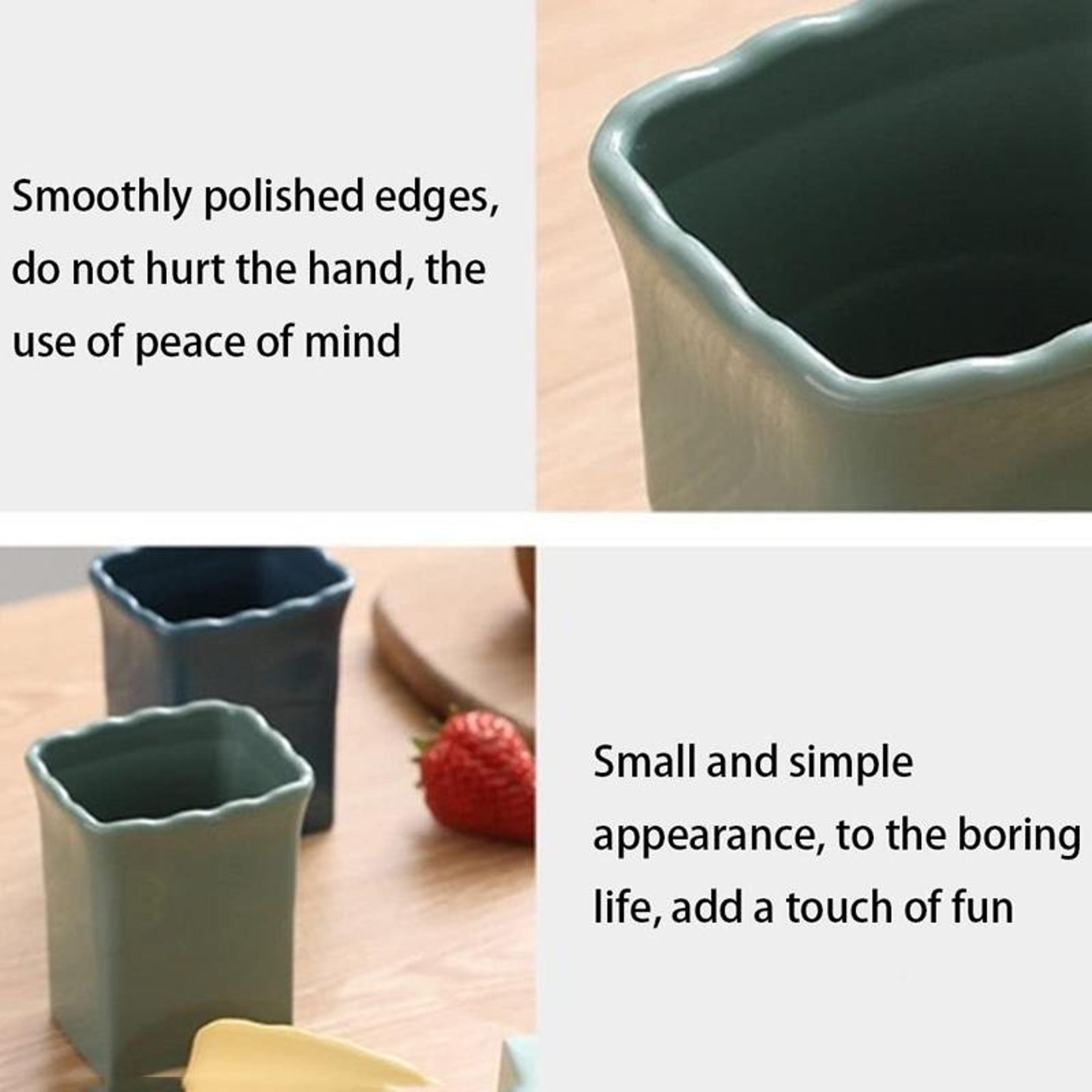 5-Blade Fruit & Vegetable Cup Slicer with Safety Cover for Strawberries, Grapes & More – view 7