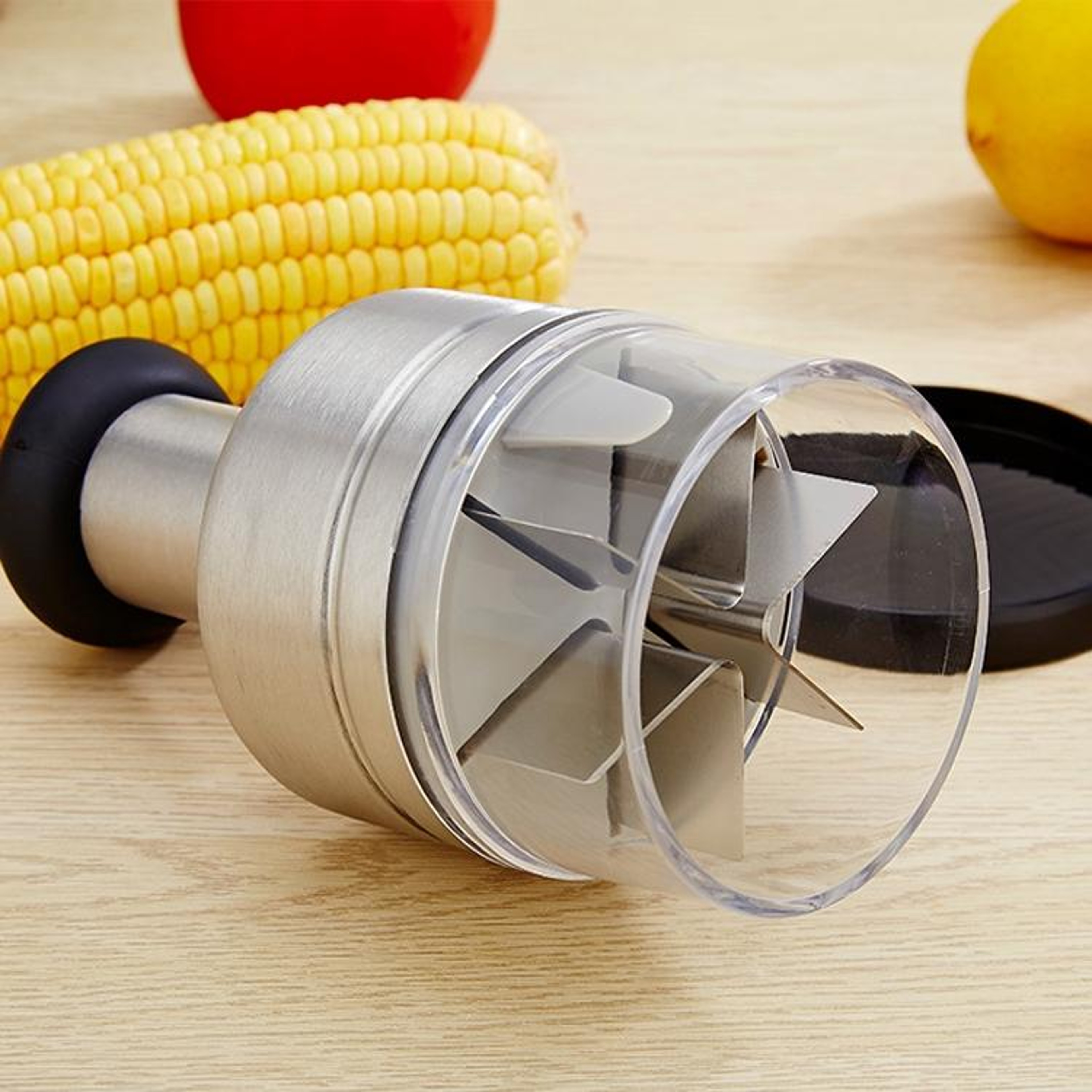 Multi-Purpose Stainless Steel Garlic Press & Vegetable Chopper for Onion, Ginger & Herbs – view 5