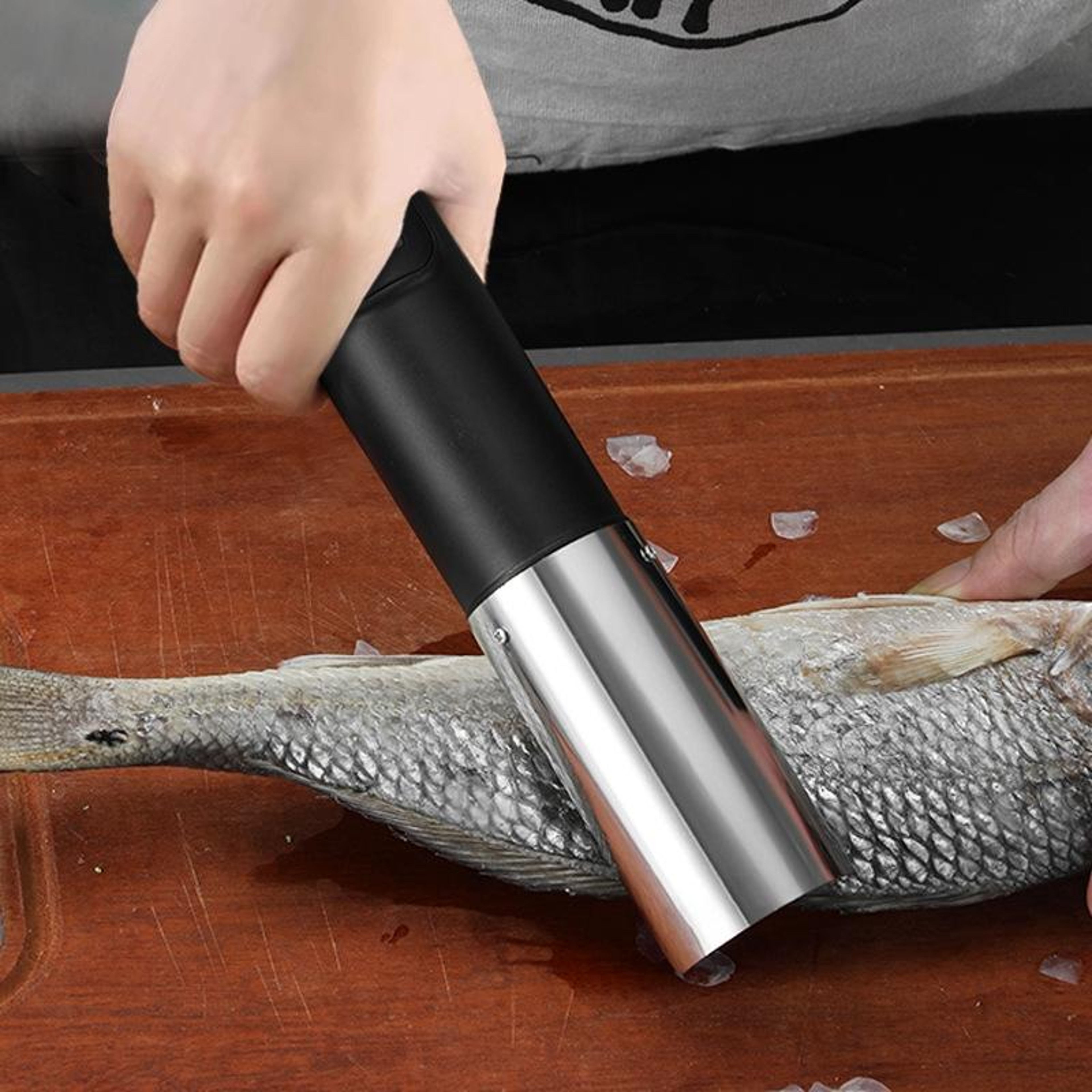 Rechargeable Electric Fish Scaler Pro - Cordless Fish Scale Remover with Stainless Steel Blade – view 4