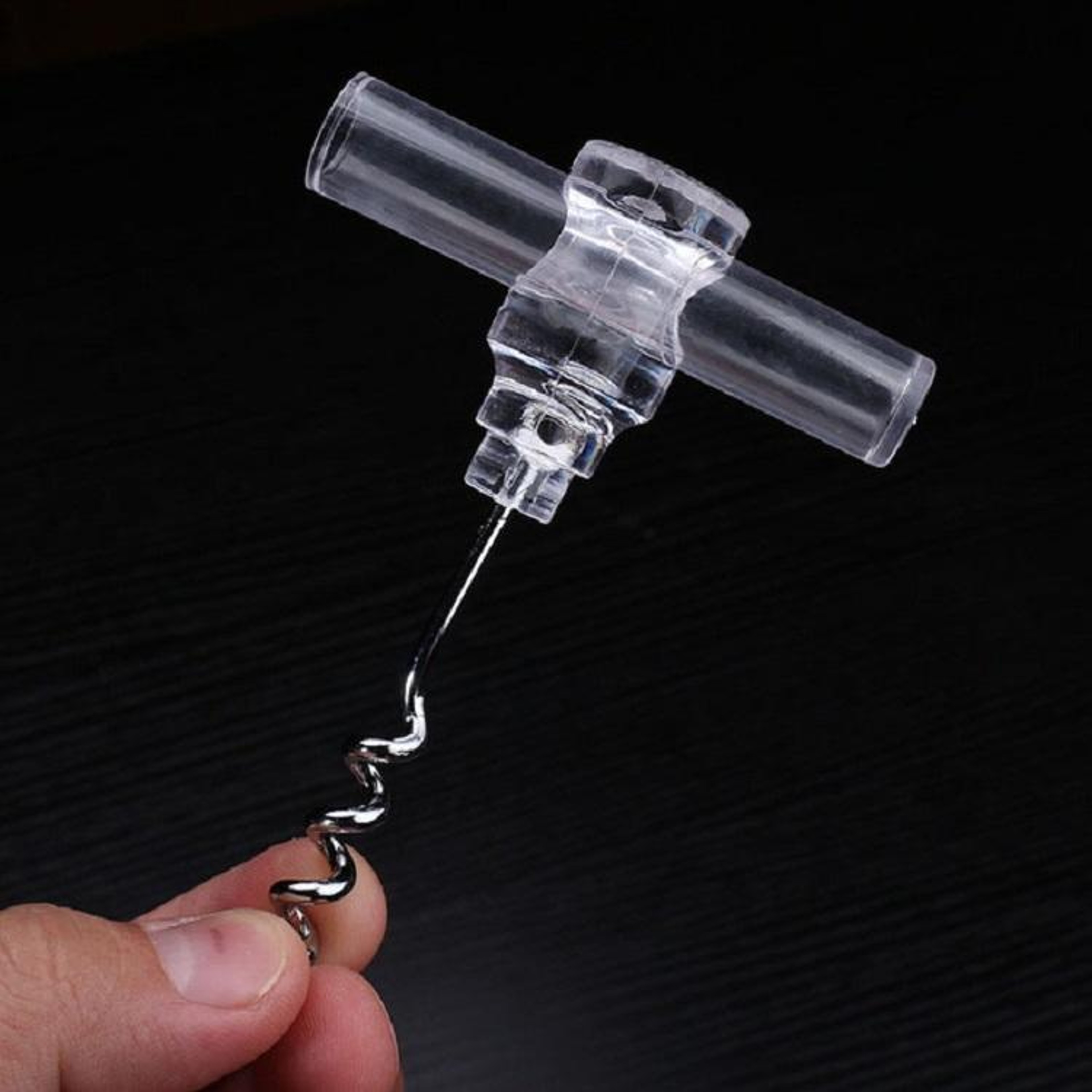 CrystalGrip Portable Wine Corkscrew Opener For Travel Home Bar  Wine Gifts 2