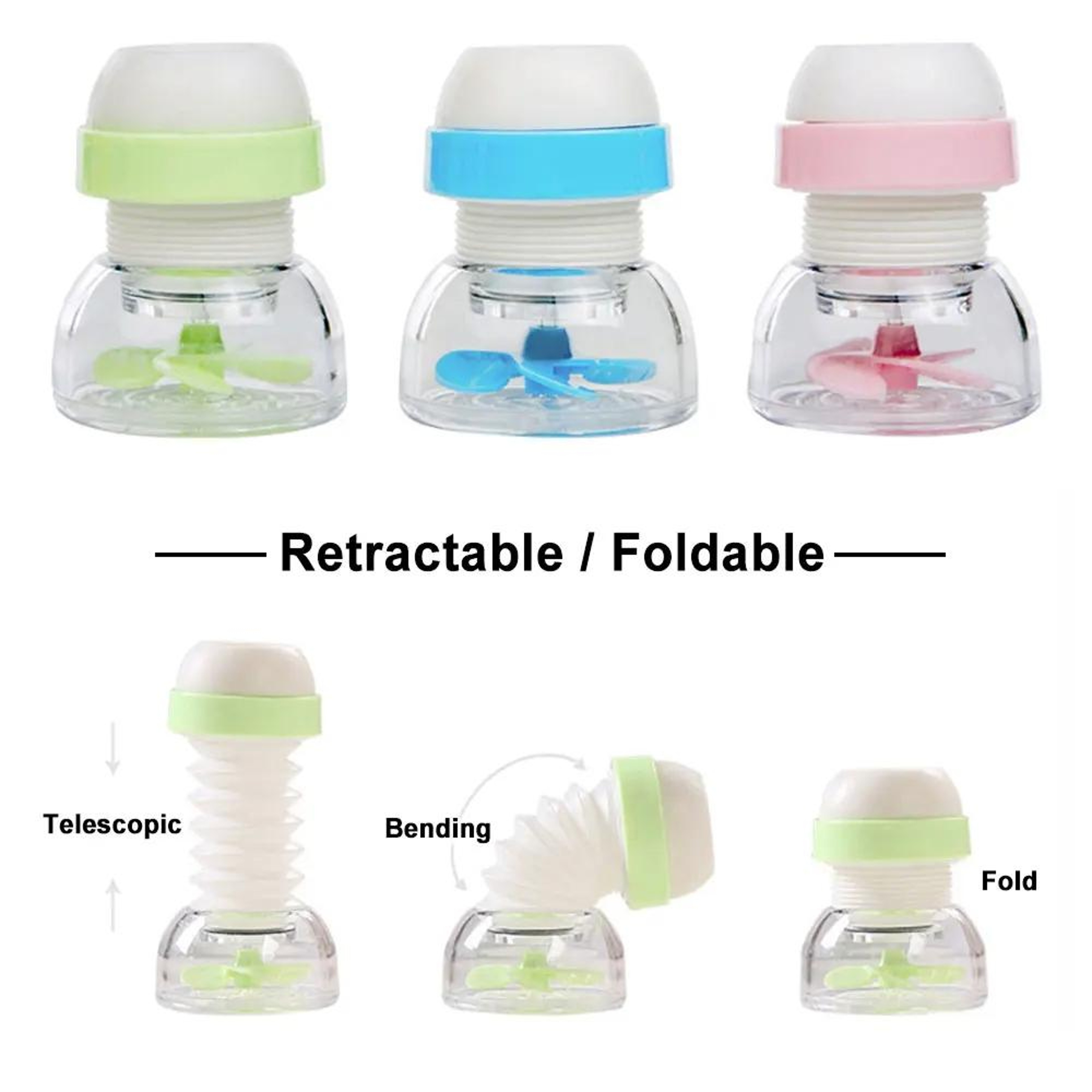 360 Rotating AntiSplash Faucet Water Saver Filter For Kitchen  Bathroom Sinks 1