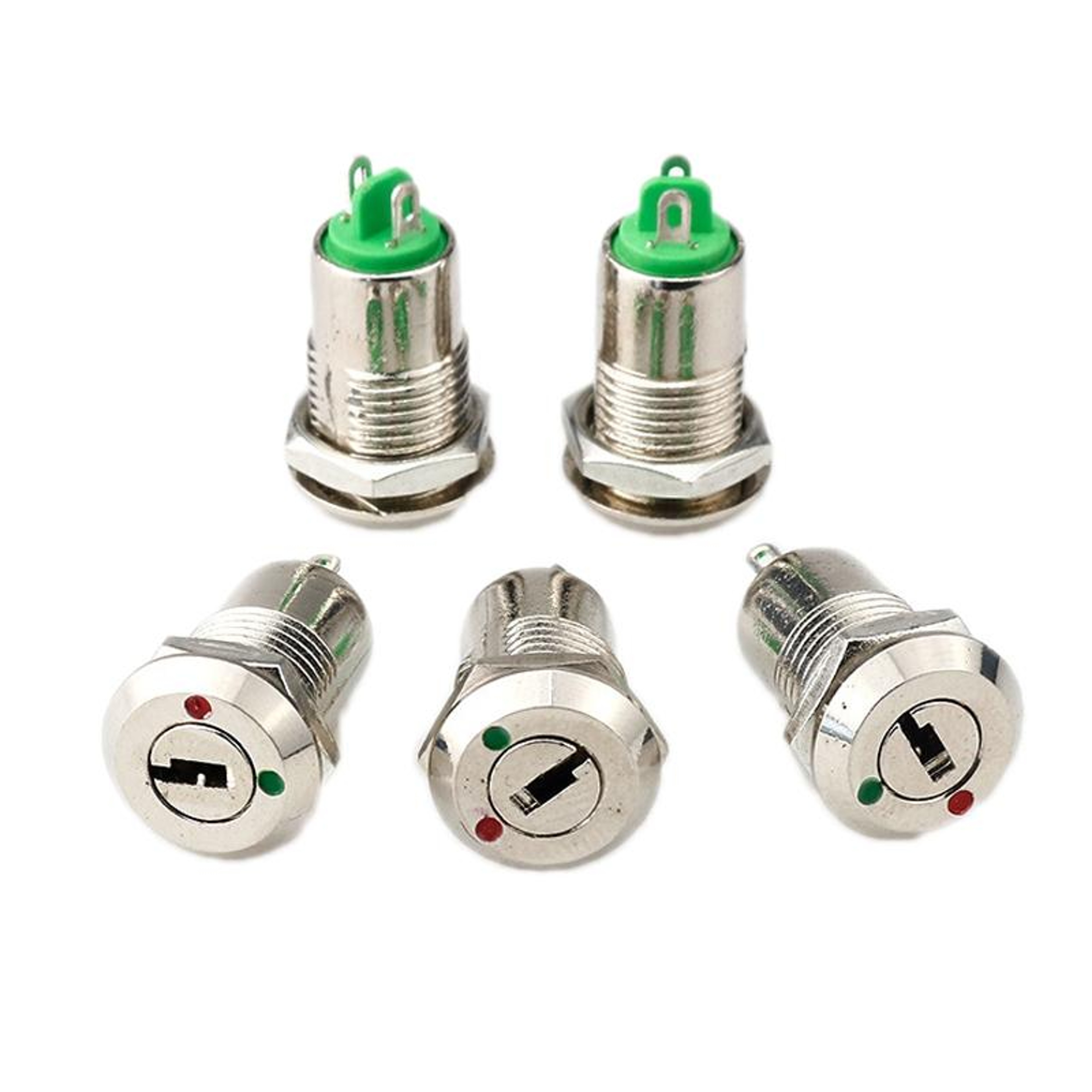 12mm Electronic Lock Switch Metal Key Knob Lock for Toy Cabinets, Control Panels & DIY Projects – view 5