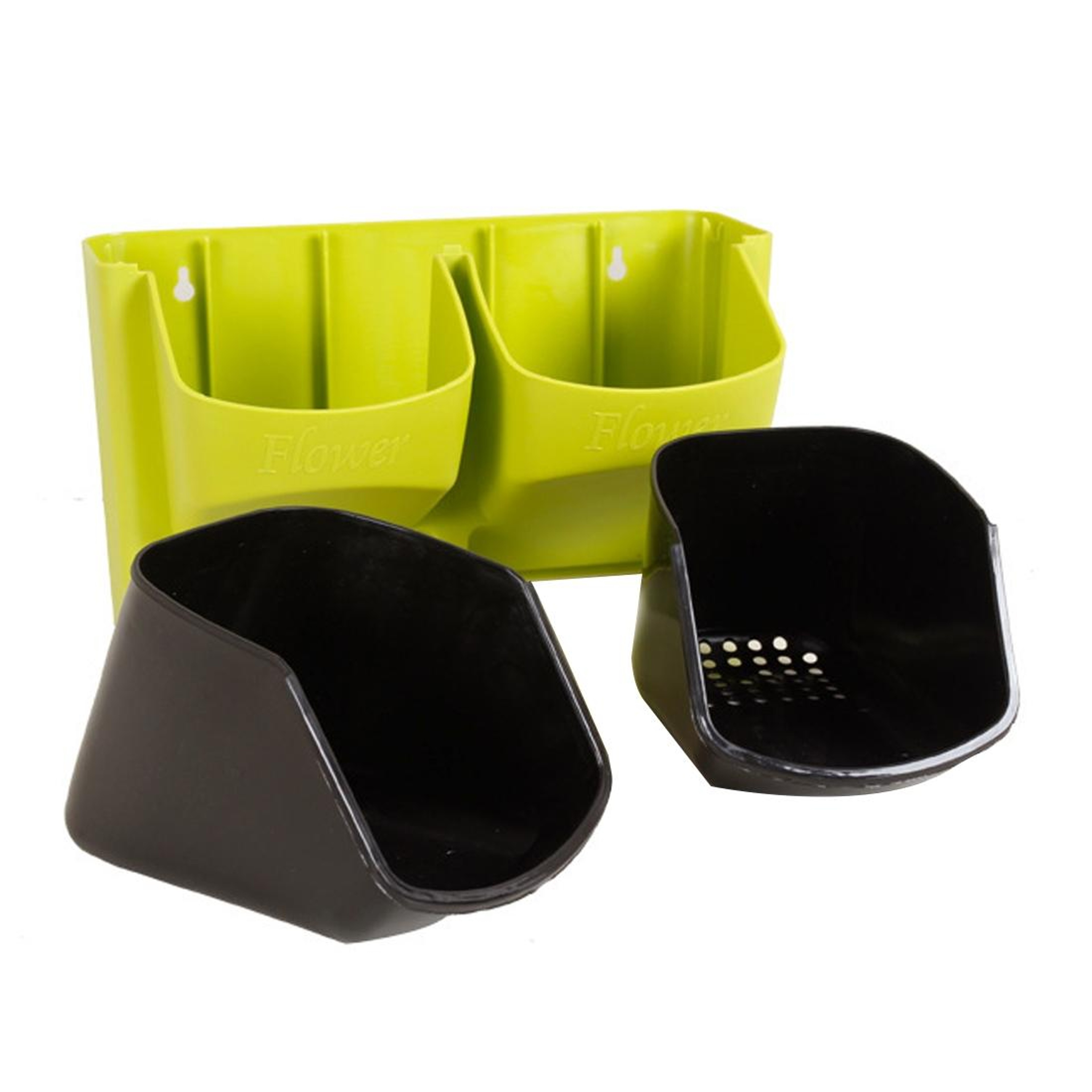 Vertical Garden Wall Planter Set with Removable Pots for Indoor Outdoor Balcony Decor – view 4