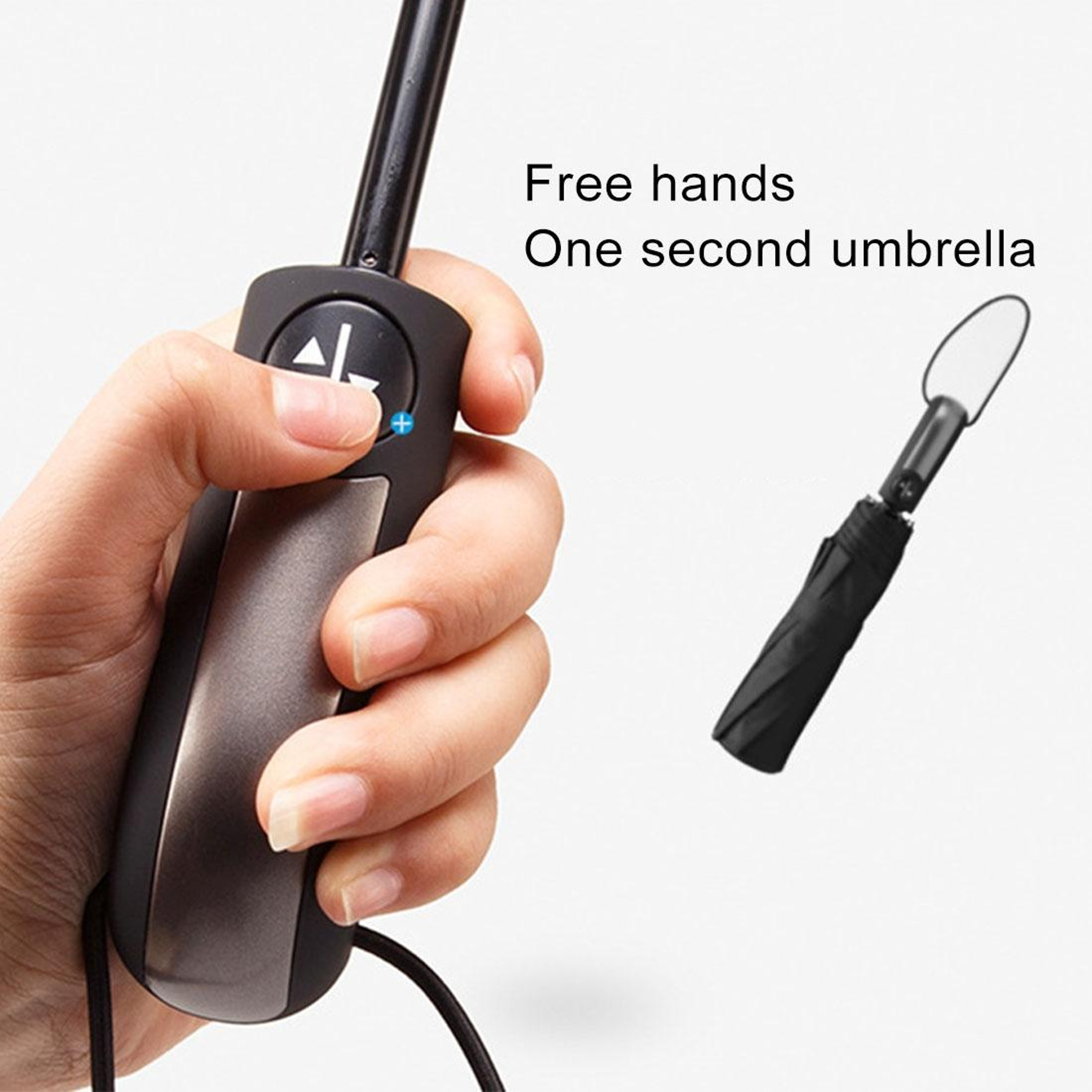 Automatic Compact Windproof Umbrella Three Folding Sun and Rain Umbrella – view 4