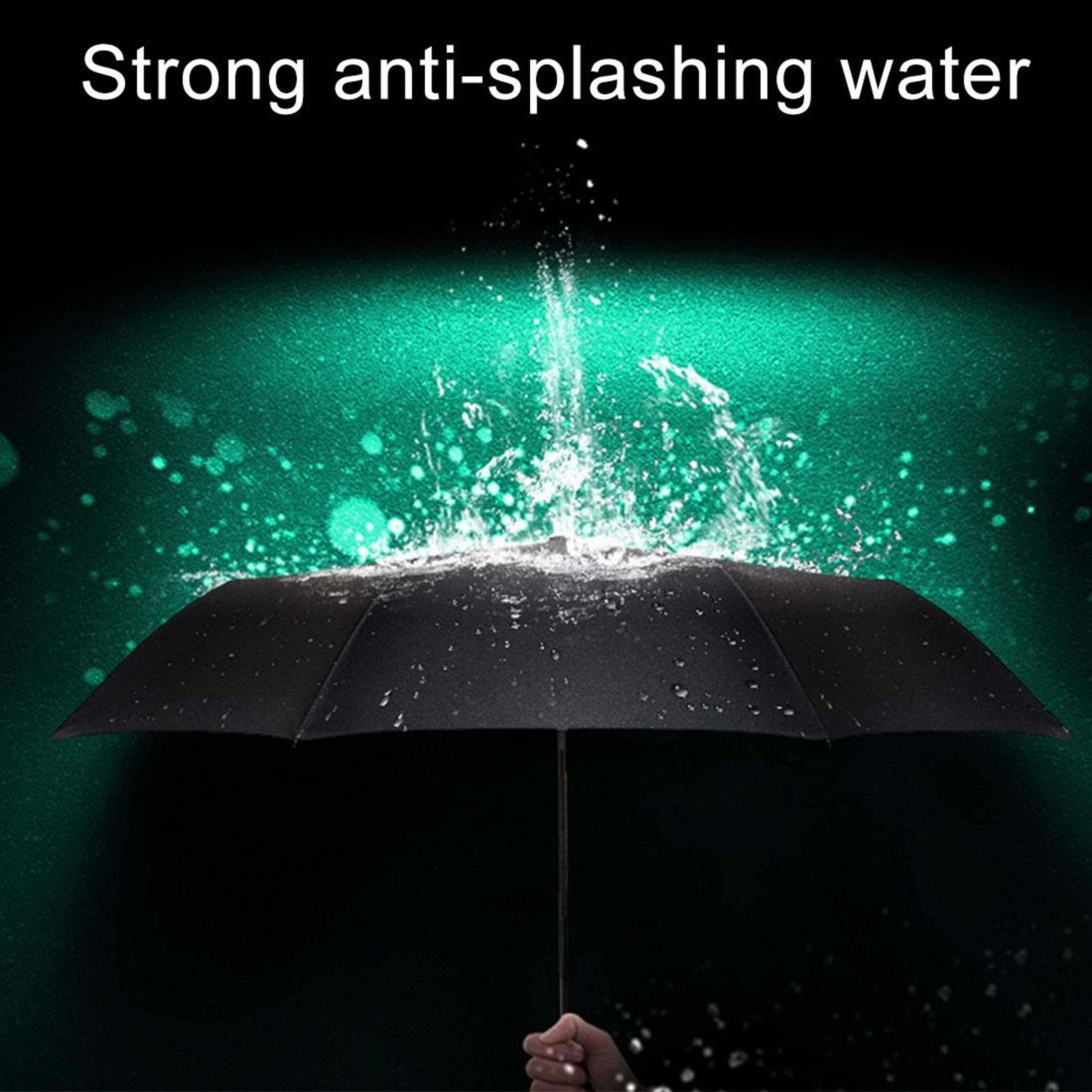 Automatic Compact Windproof Umbrella Three Folding Sun and Rain Umbrella – view 7