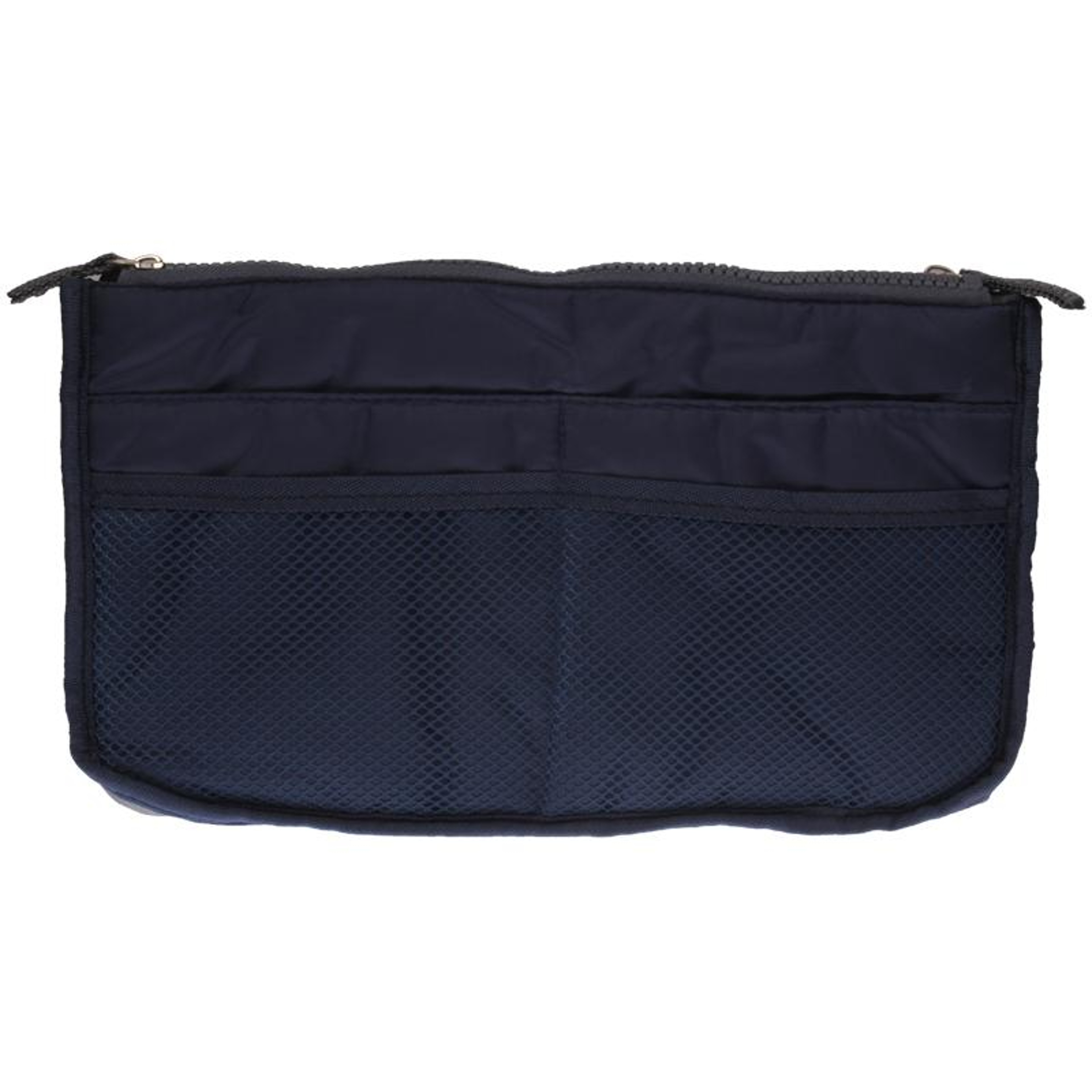Aura Travel Multi Function Double Zipper Cosmetic Bag And Thickened Purse Organizer Insert 3