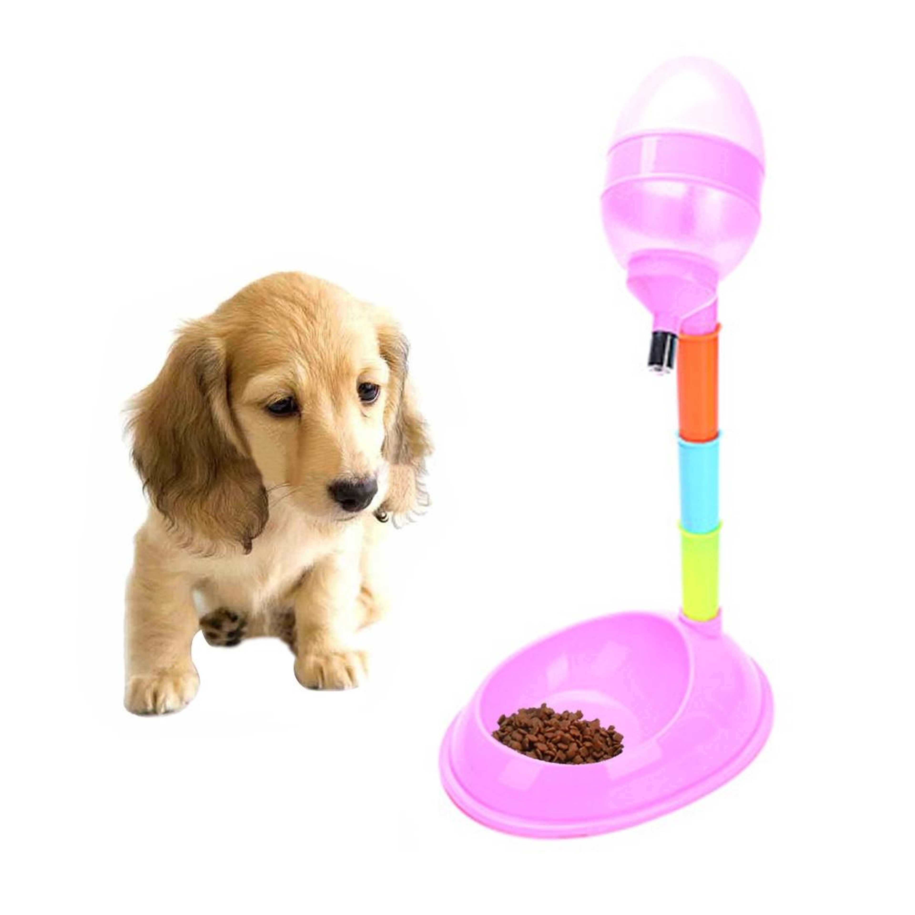 Premium Automatic Pet Feeder  Pet Water Food Dispenser With Adjustable Height 4