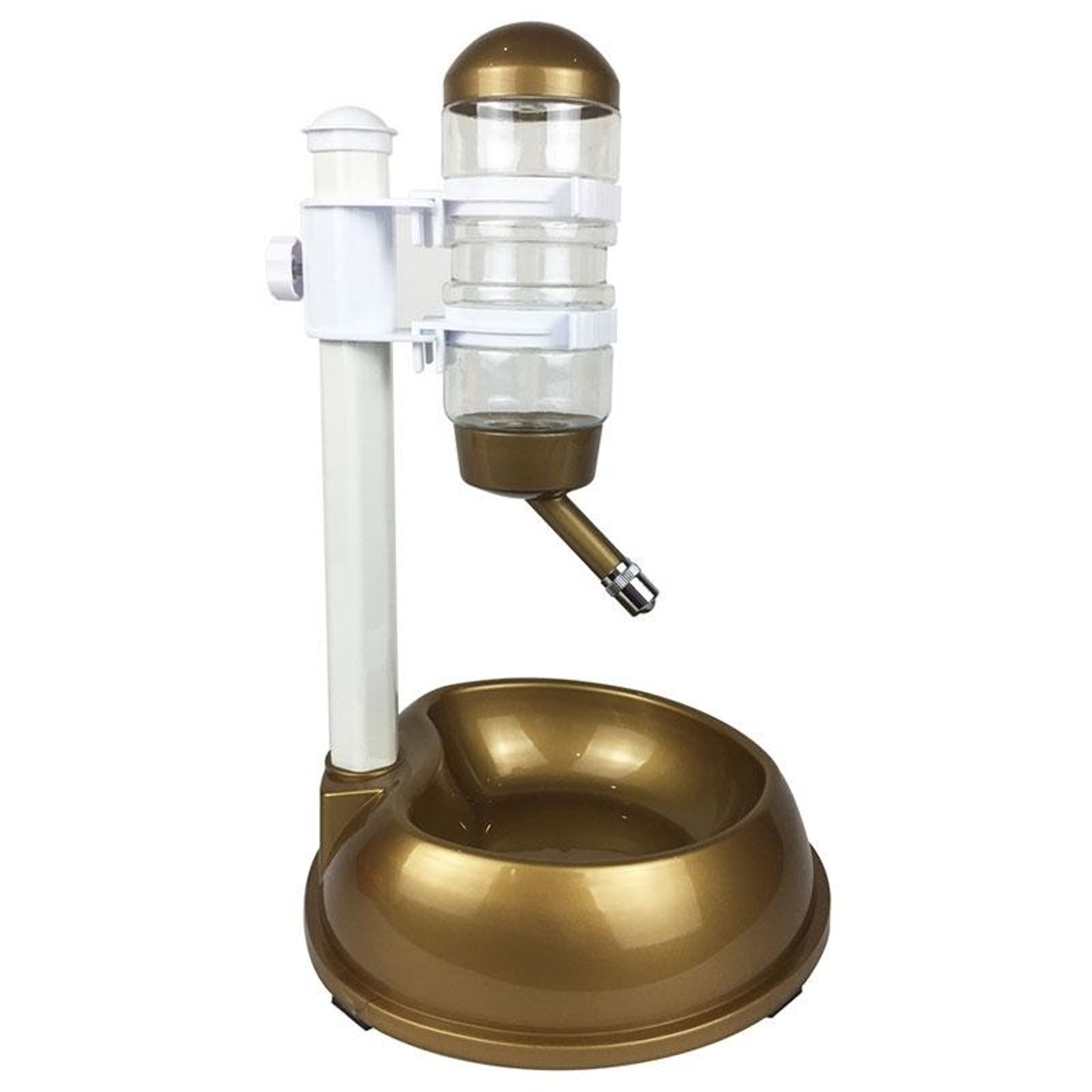 Elevated Automatic Pet Water Feeder Bowl with Adjustable Stand for Cats, Rabbits & Small Dogs – view 2
