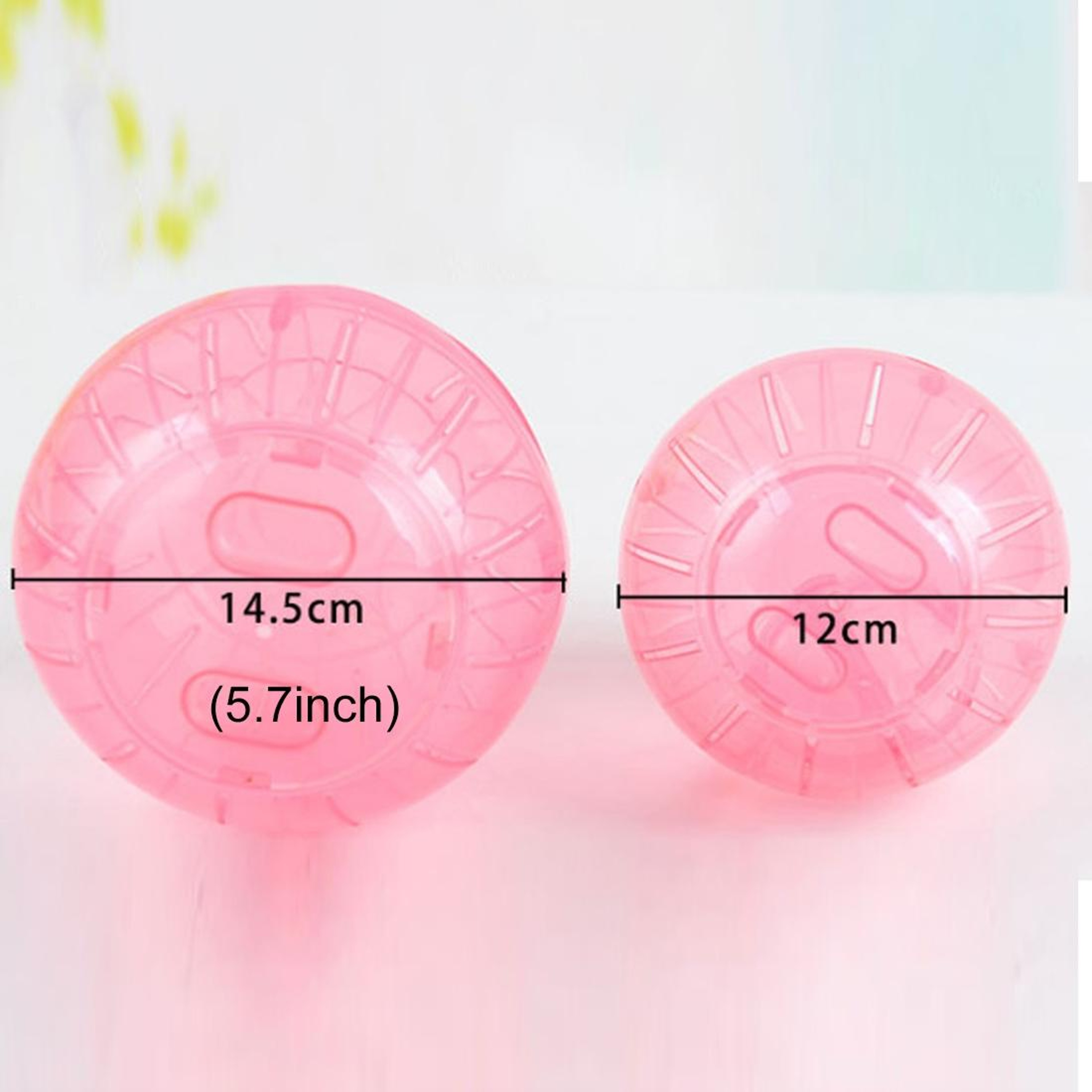Hamster Exercise Ball with Secure Lock Lid & Ventilation Holes for Small Pets 14.5cm – view 4