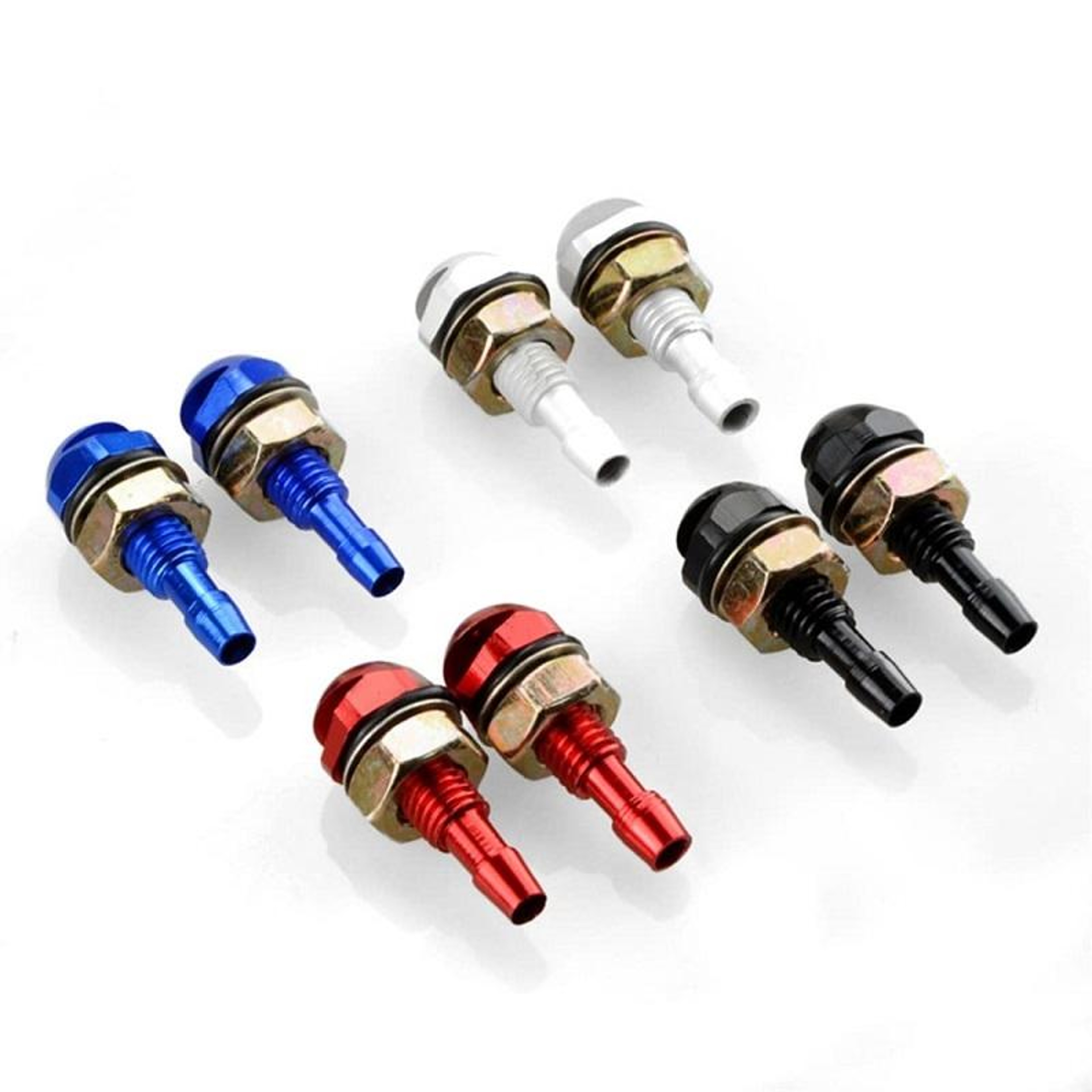Universal Windshield Washer Nozzle Set with Aluminum Caps  Car Glass Sprayer Replacement – view 2