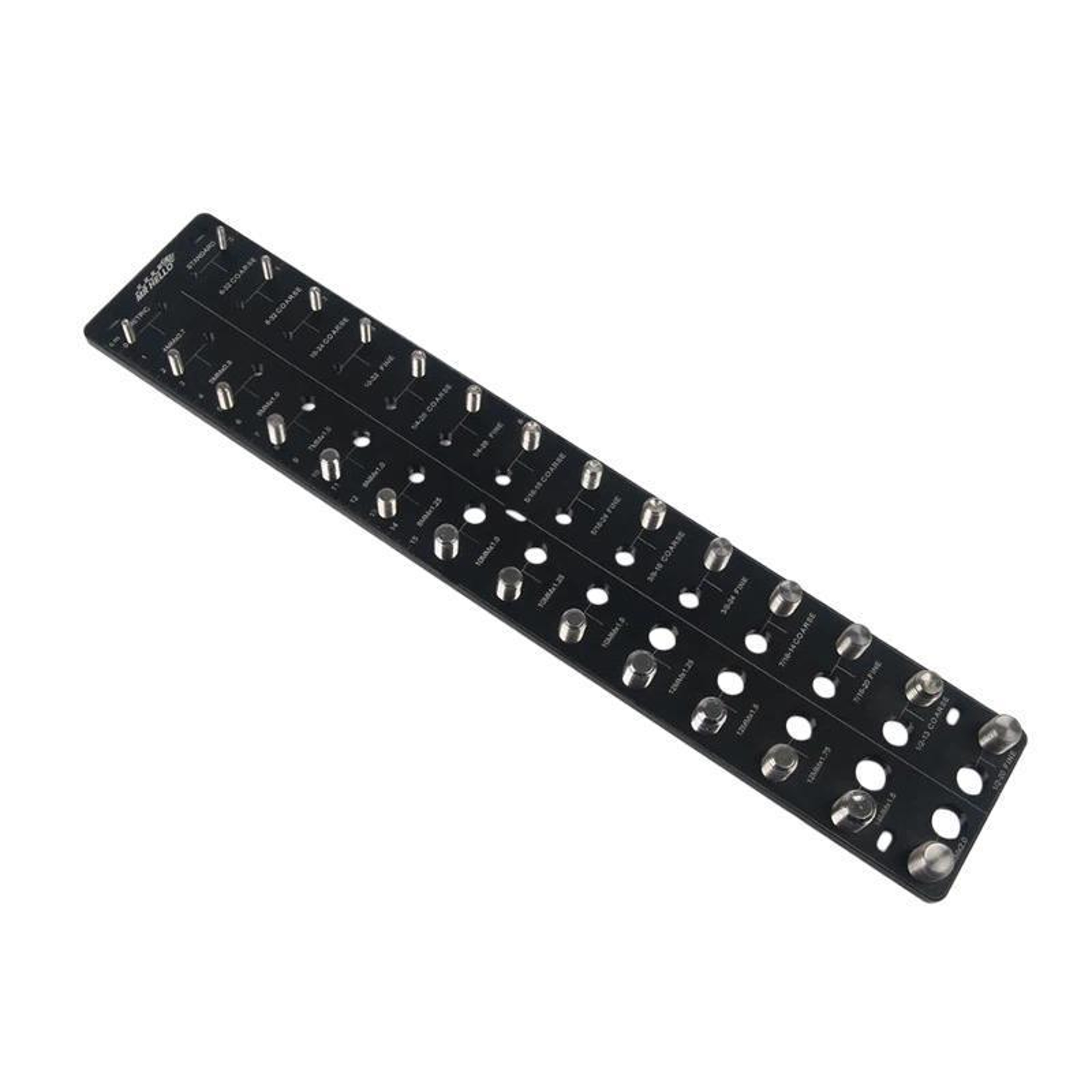 MR HELLO Universal Thread Checker Gauge 28 Hole Nut and Bolt Thread Measuring Tool – view 6