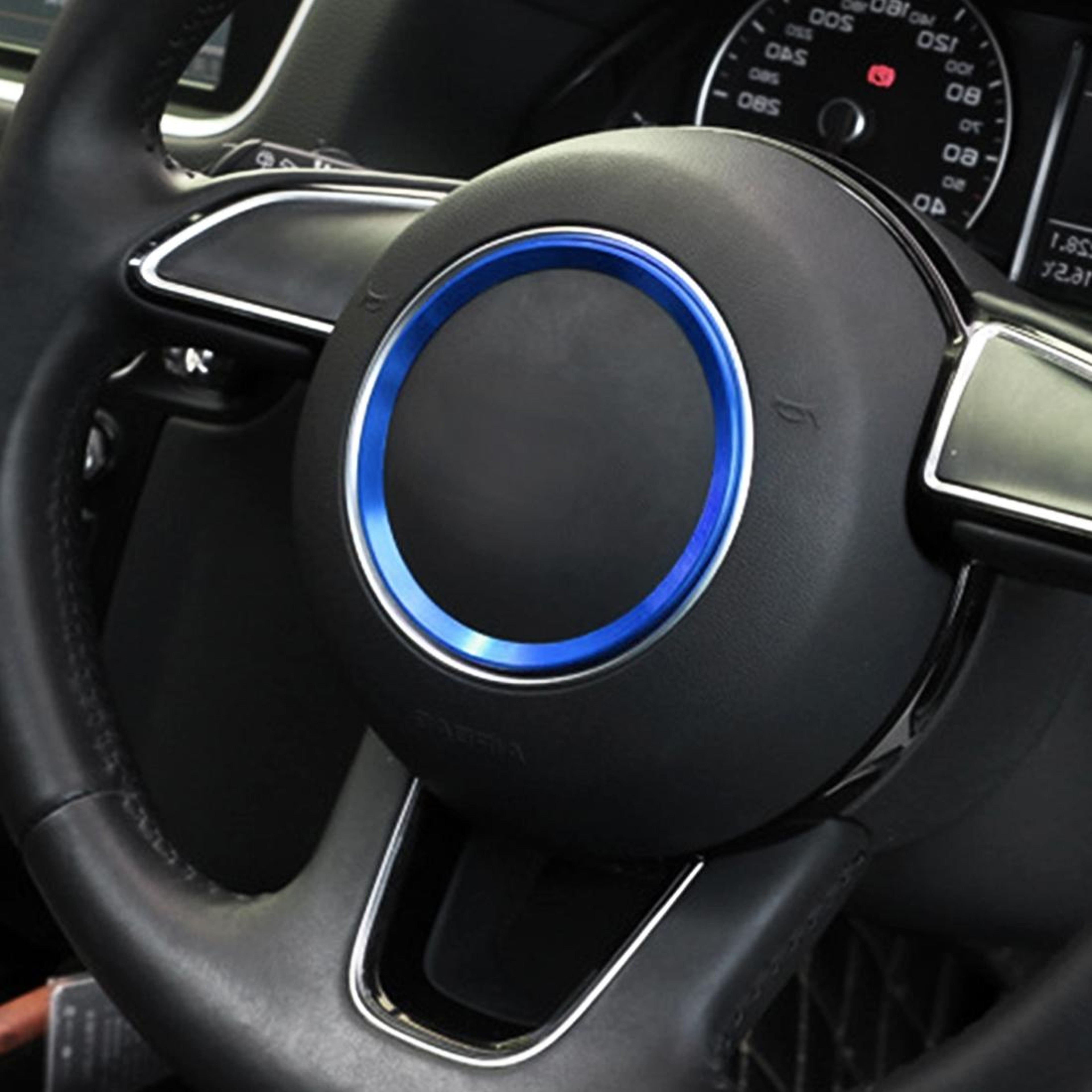 Luxury Audi Steering Wheel Trim Ring Cover for A4L A3 A5 2017-2019 Interior Upgrade – view 7