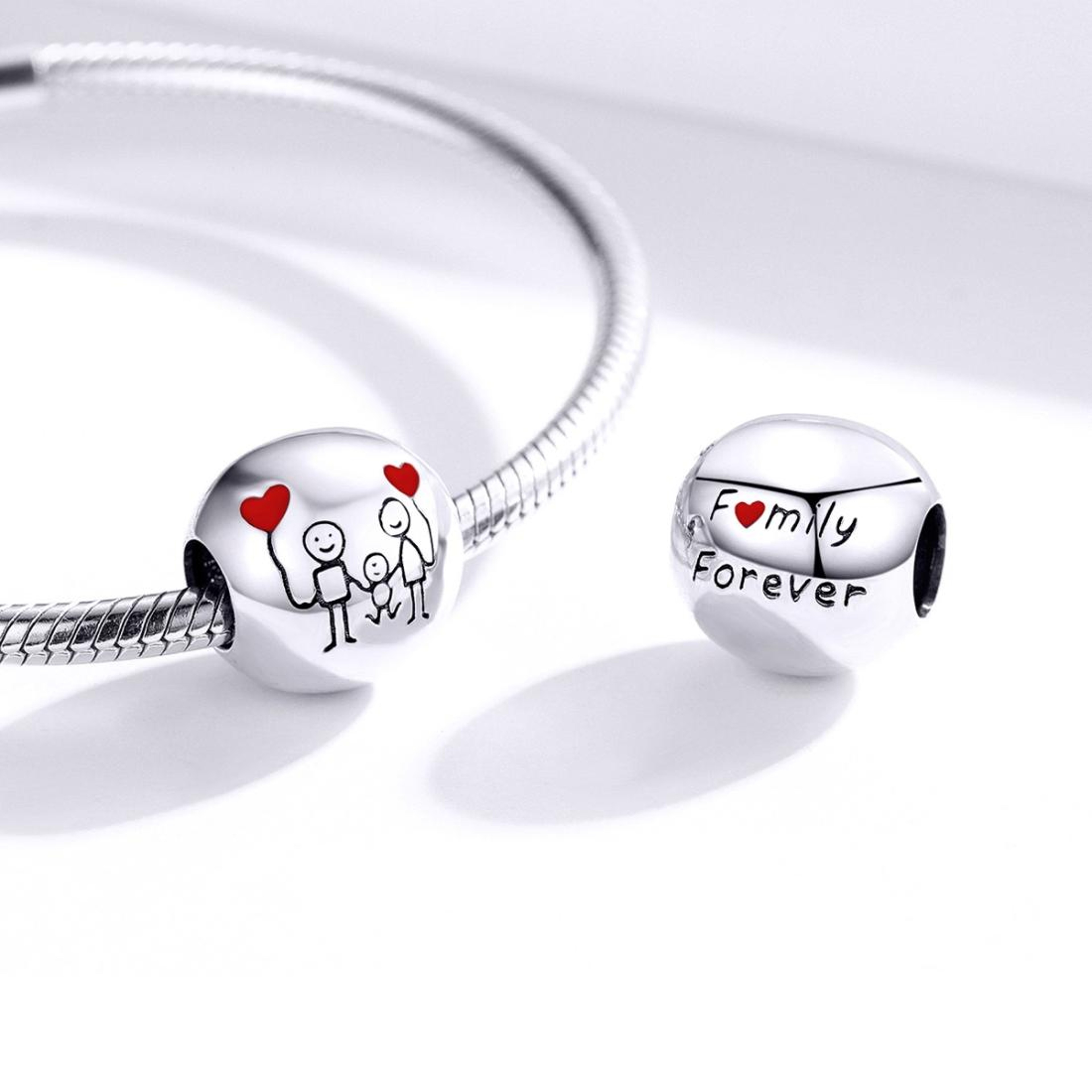 Sterling Silver Home Charm Bead for DIY Bracelets  S925 House Love Jewelry Pendant – view 6