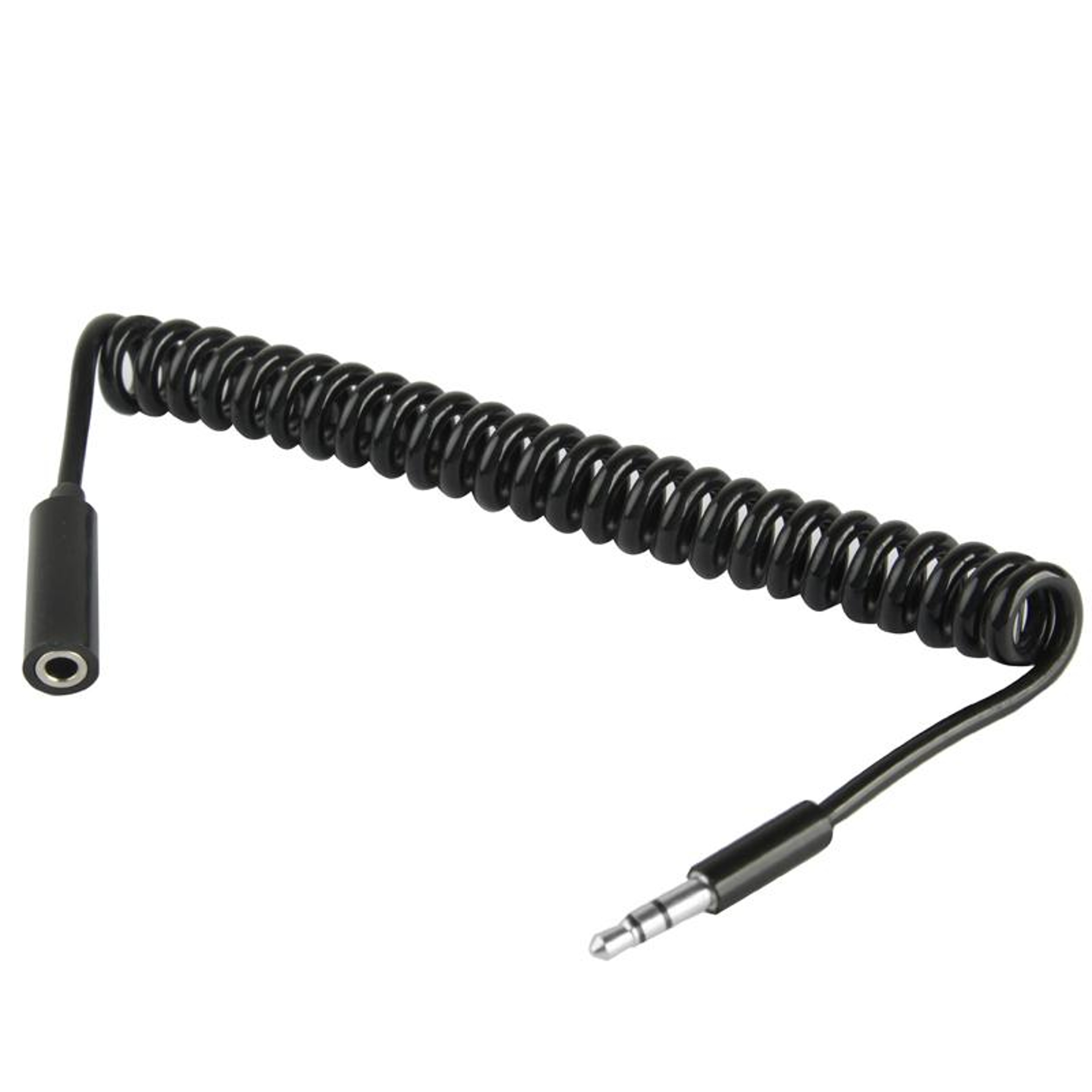 Spring Coiled 3.5mm Aux Extension Cable 20–80cm for Car, Phone & Headphones – view 2