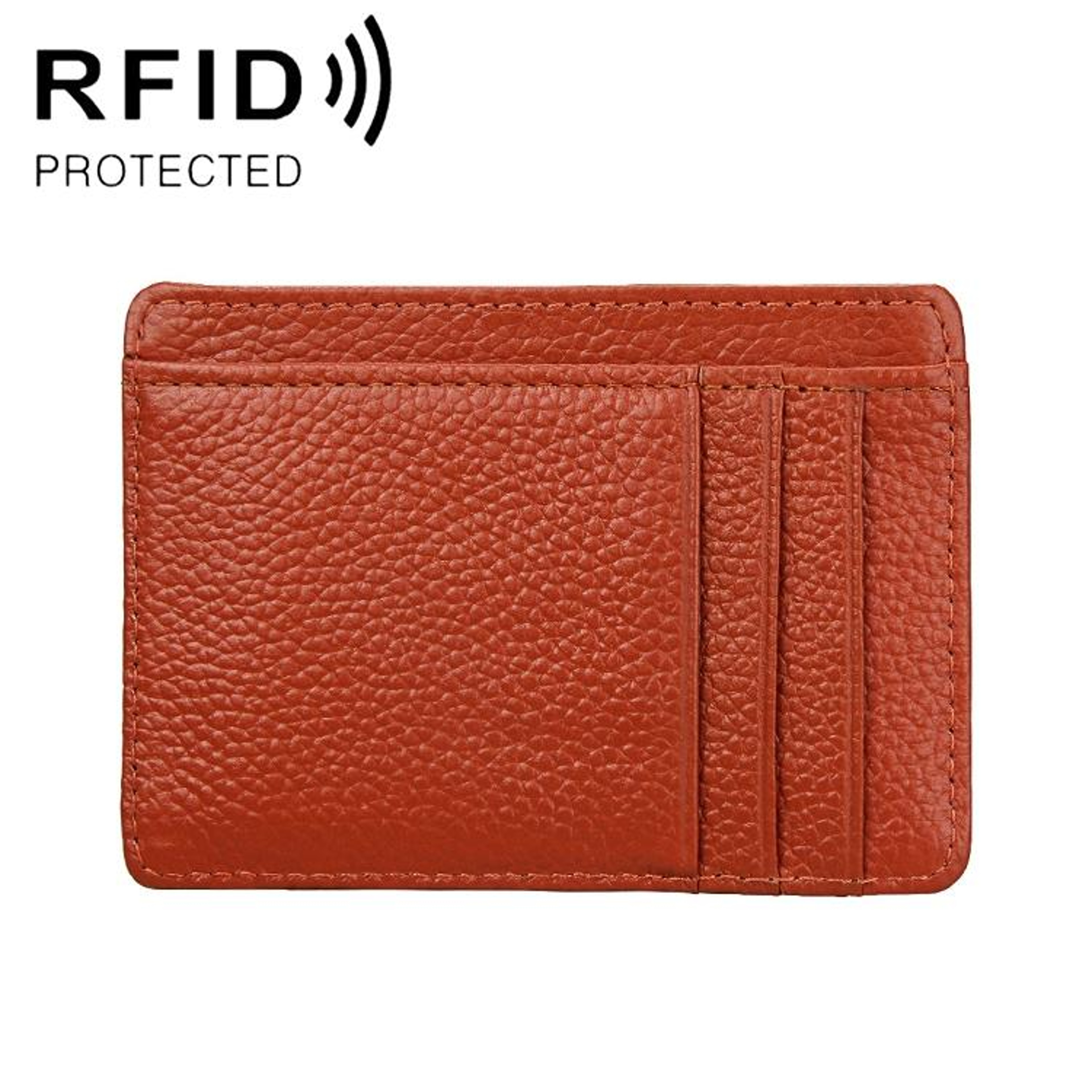 KB37 RFID Blocking Leather Card Holder Wallet Slim Billfold For Men And Women 17