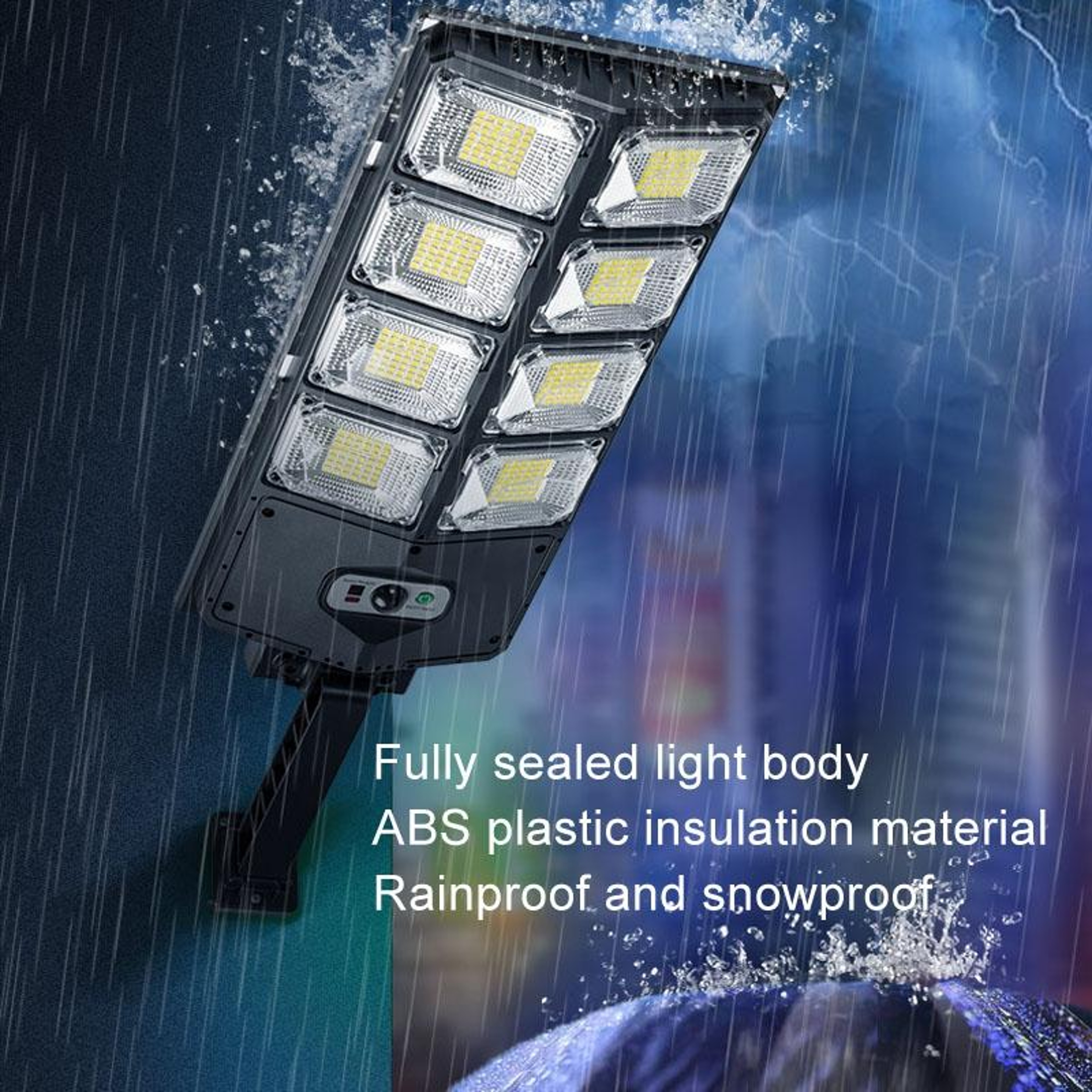 ESMARTER 336 LED Solar Motion Sensor Security Light Outdoor Waterproof Wall Lamp 3