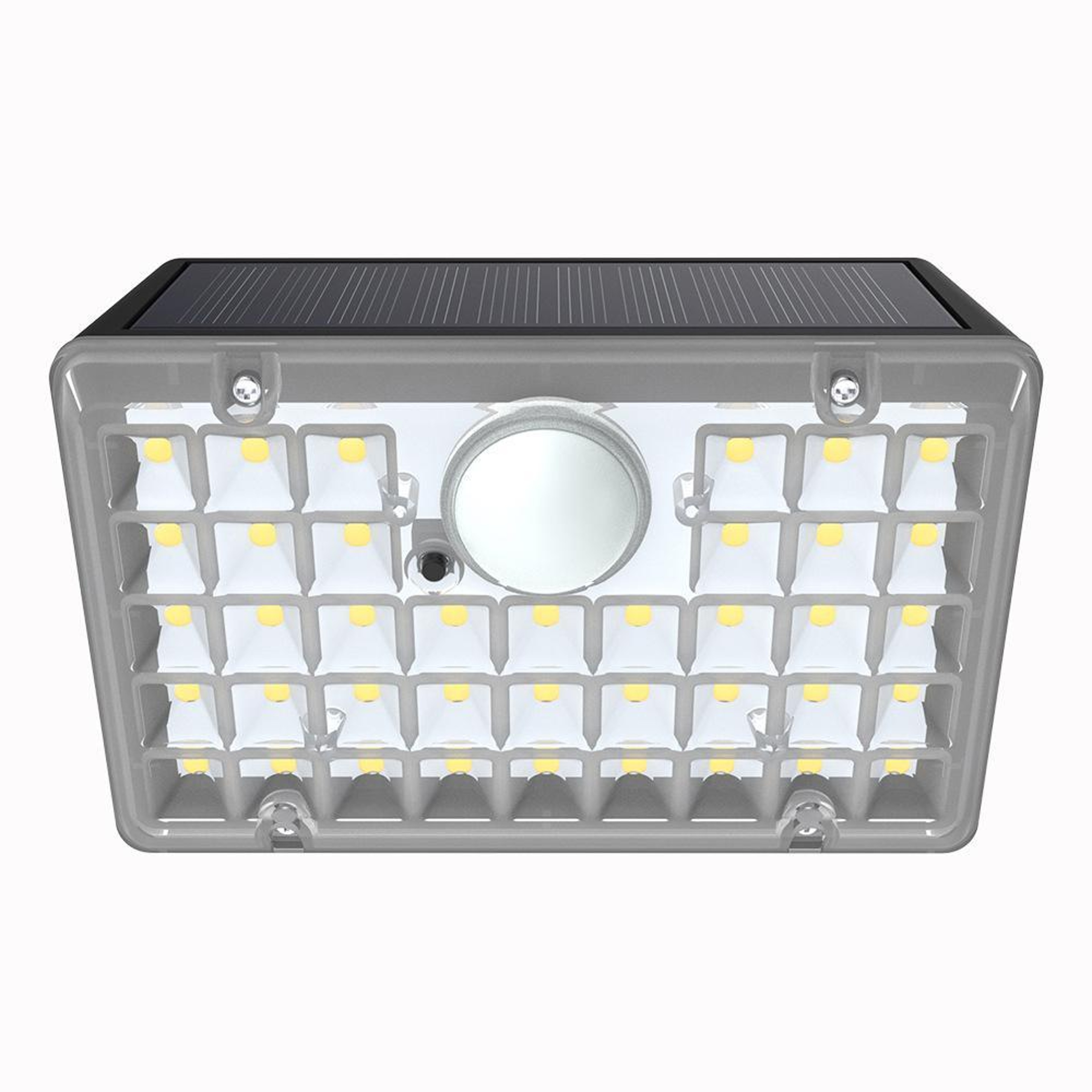 Dual Color Solar Motion Sensor Wall Light IP65 Waterproof Outdoor Security Lighting – view 1