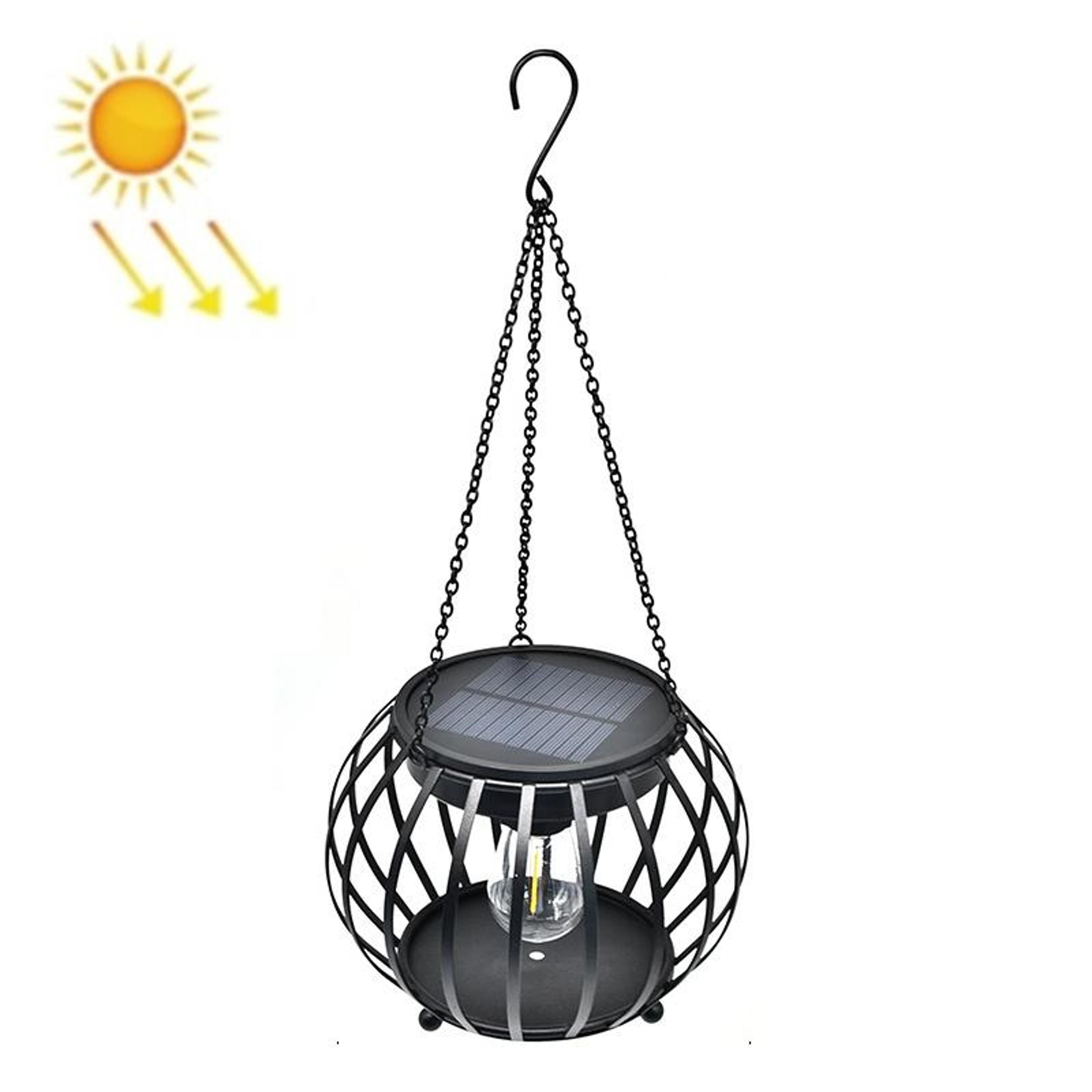 Solar Pumpkin Lantern Outdoor Solar Garden Light Waterproof LED Pathway Decor 8