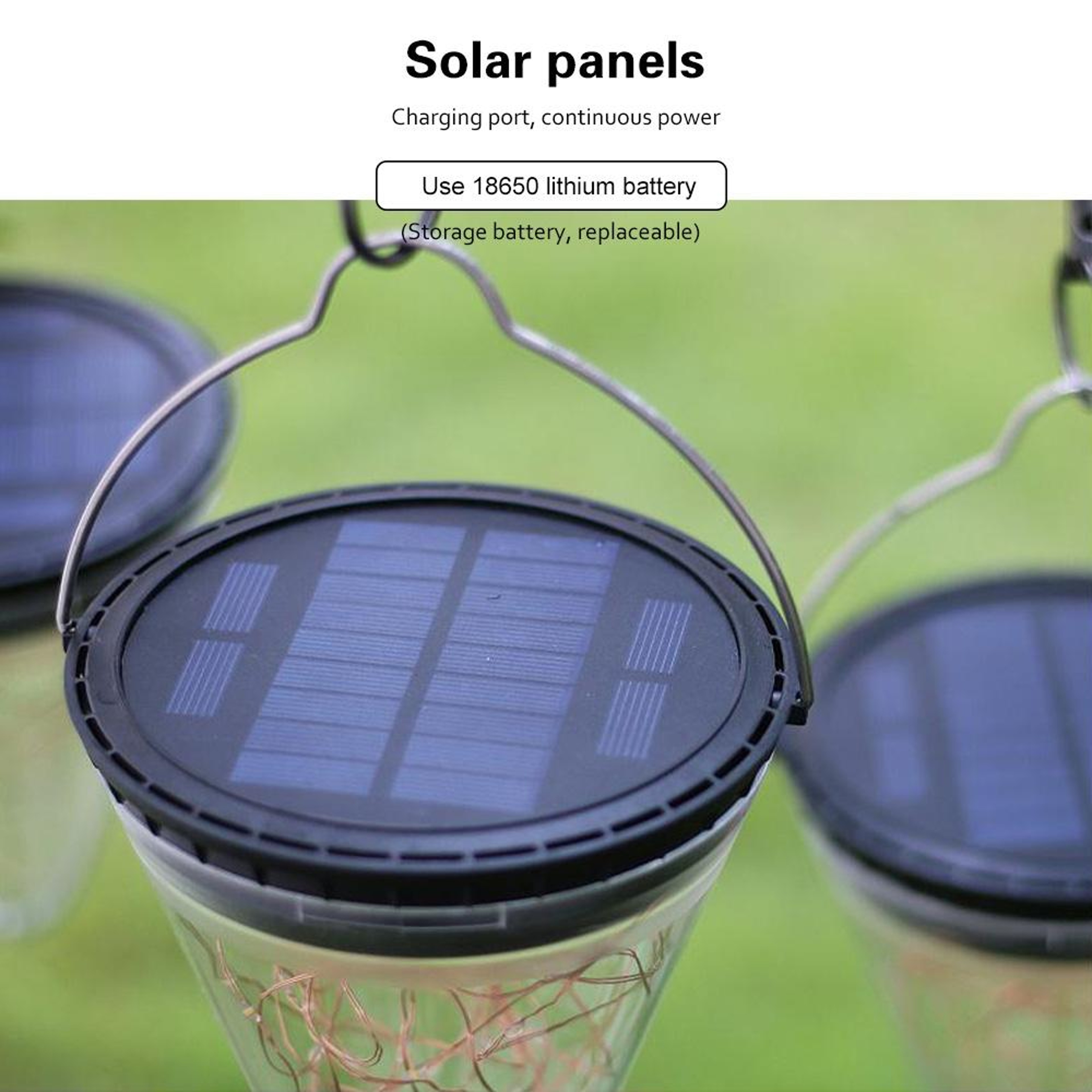 Solar Hanging Star Light Outdoor Waterproof Garden Lantern 9