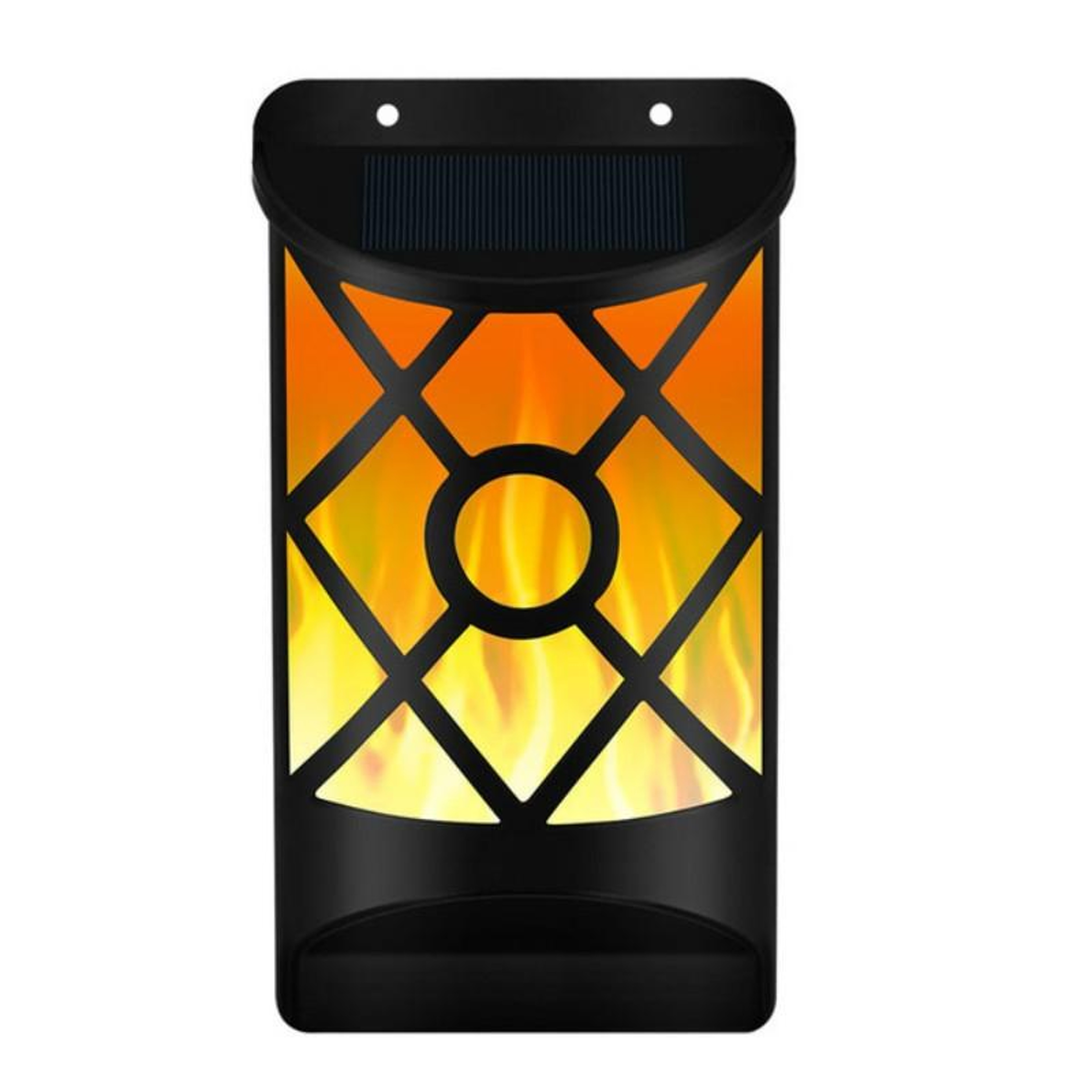 LED Solar Flame Wall Light Motion Sensor Outdoor Garden Lamp IP65 Waterproof – view 2