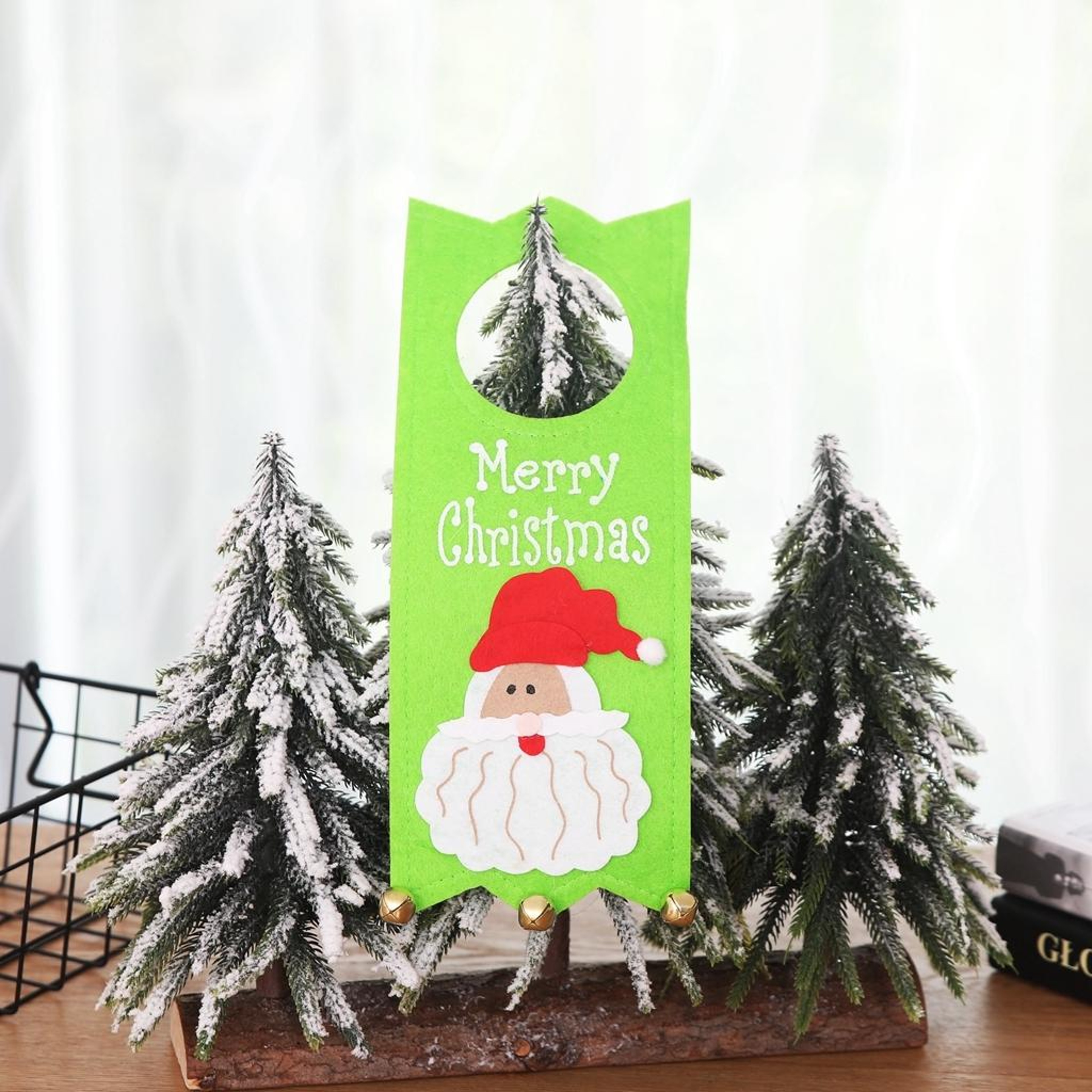 Festive Felt Christmas Door Hanging Ornament For Front Doors Trees  Holiday Decor 7