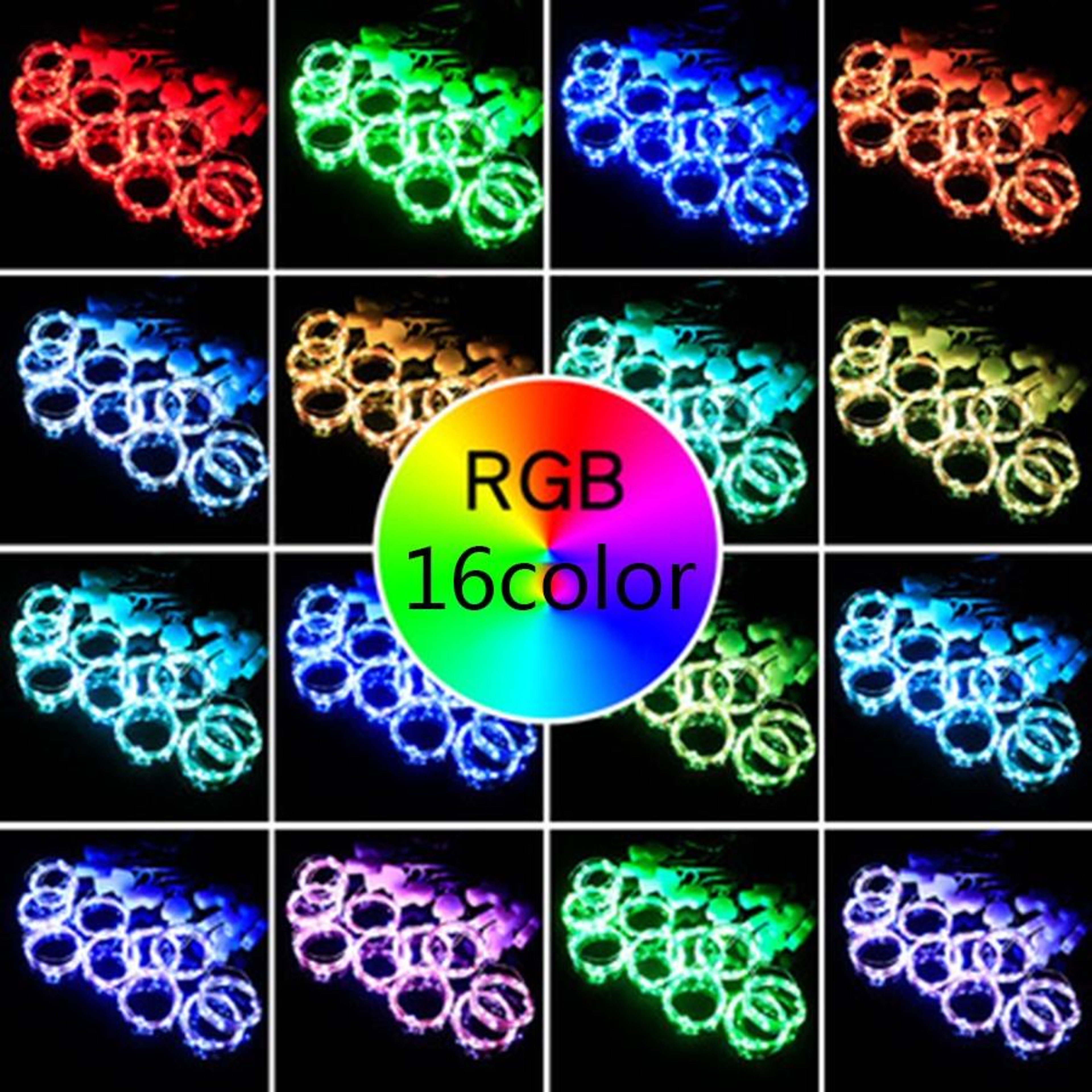 RGB Curtain String Lights with Remote LED Color Changing Fairy Lights – view 5