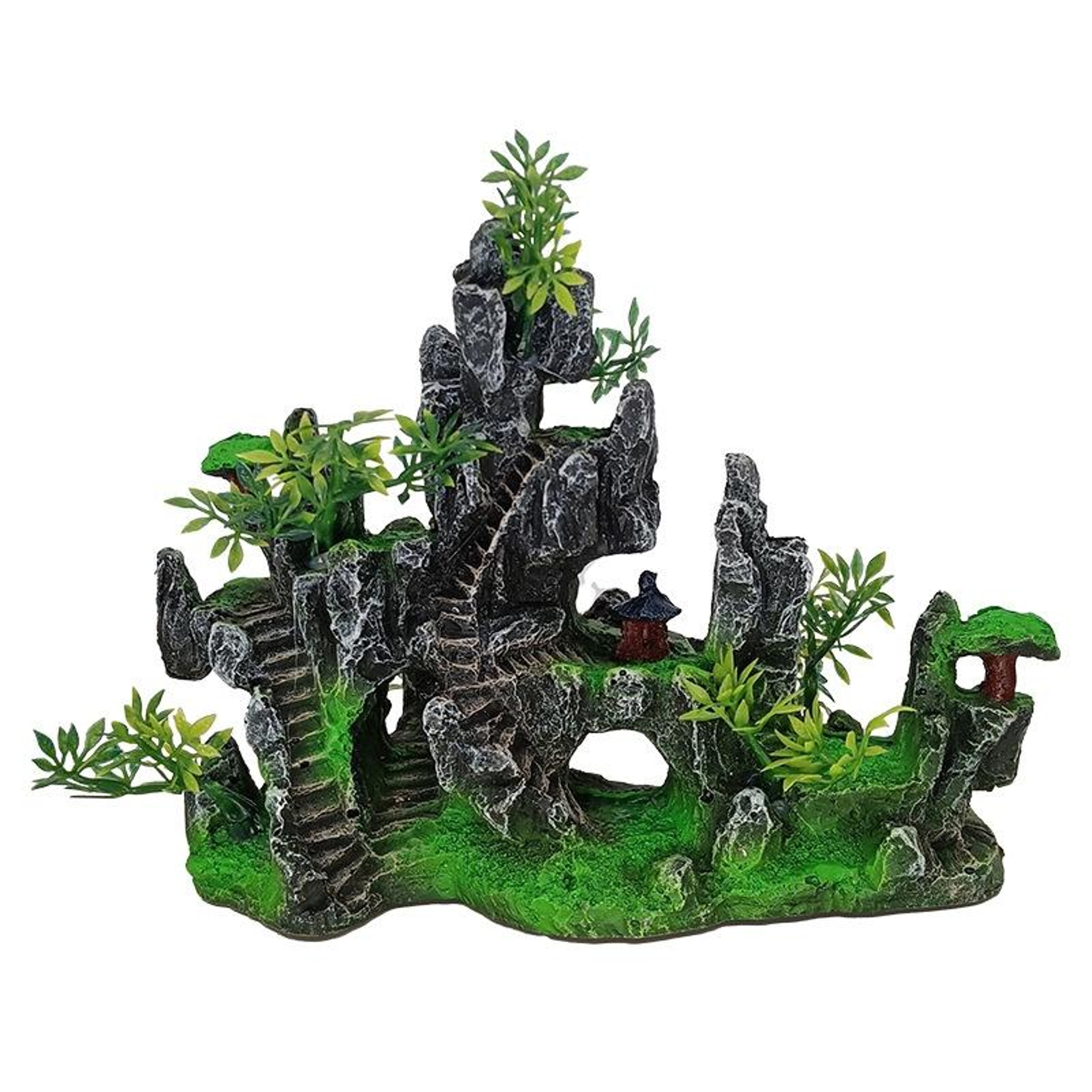 Rustic Wigwam Resin Aquarium Decoration for Fish Tanks – view 1