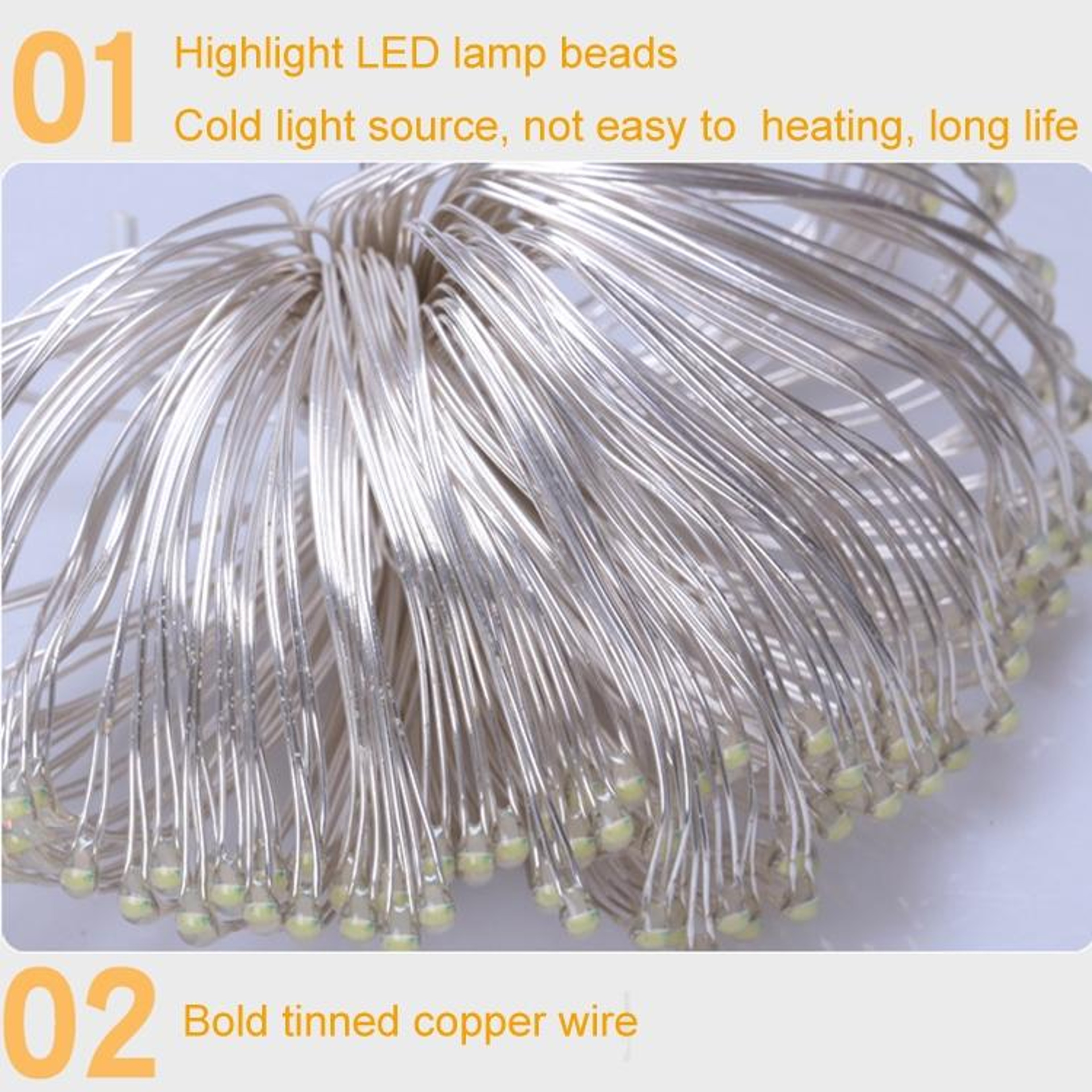 Lighted Christmas Bow Tree Topper With LED Ribbon Lights  Copper Wire Fairy Lights 4