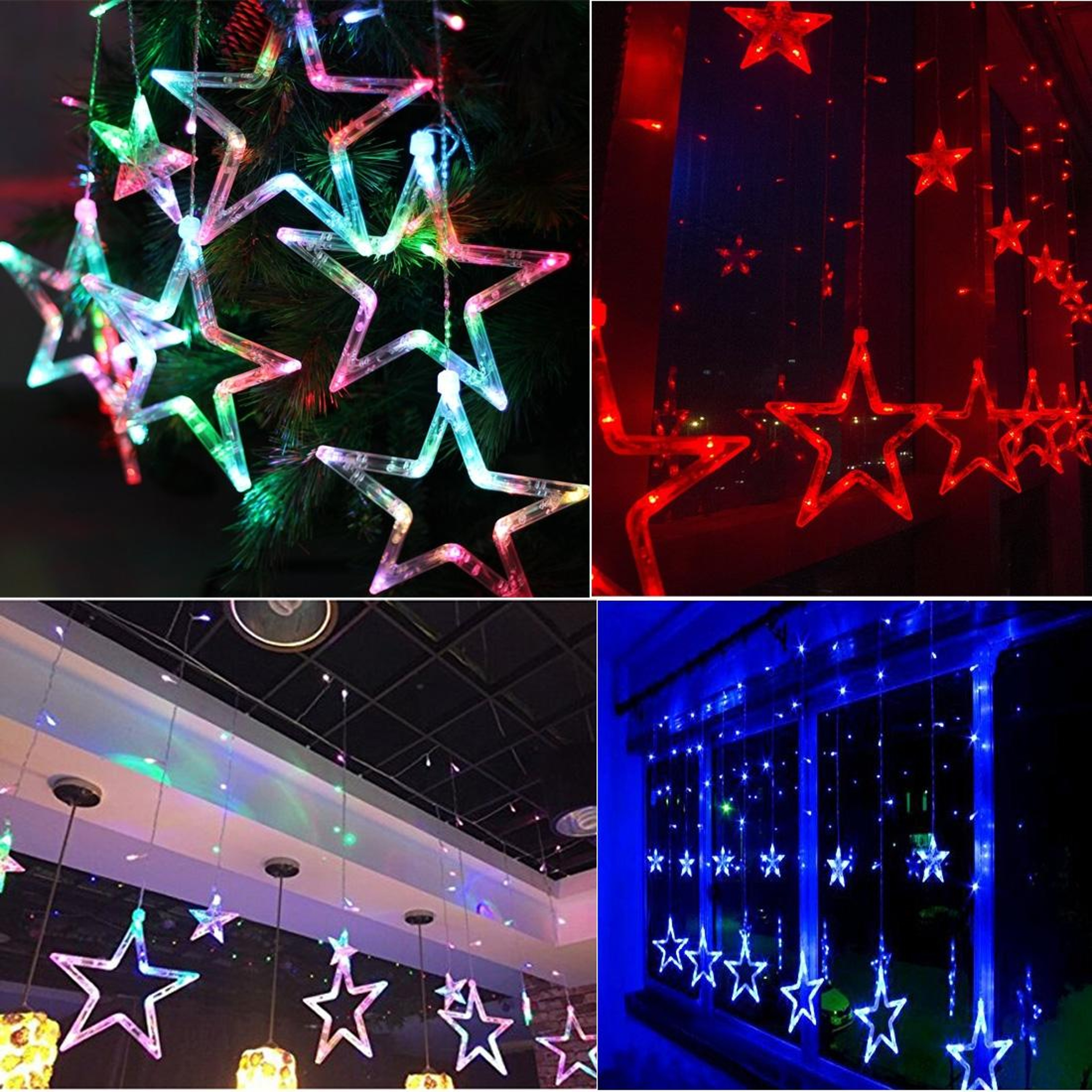 Christmas Icicle Lights With Lighting Modes For Indoor  Outdoor Holiday Decor 6