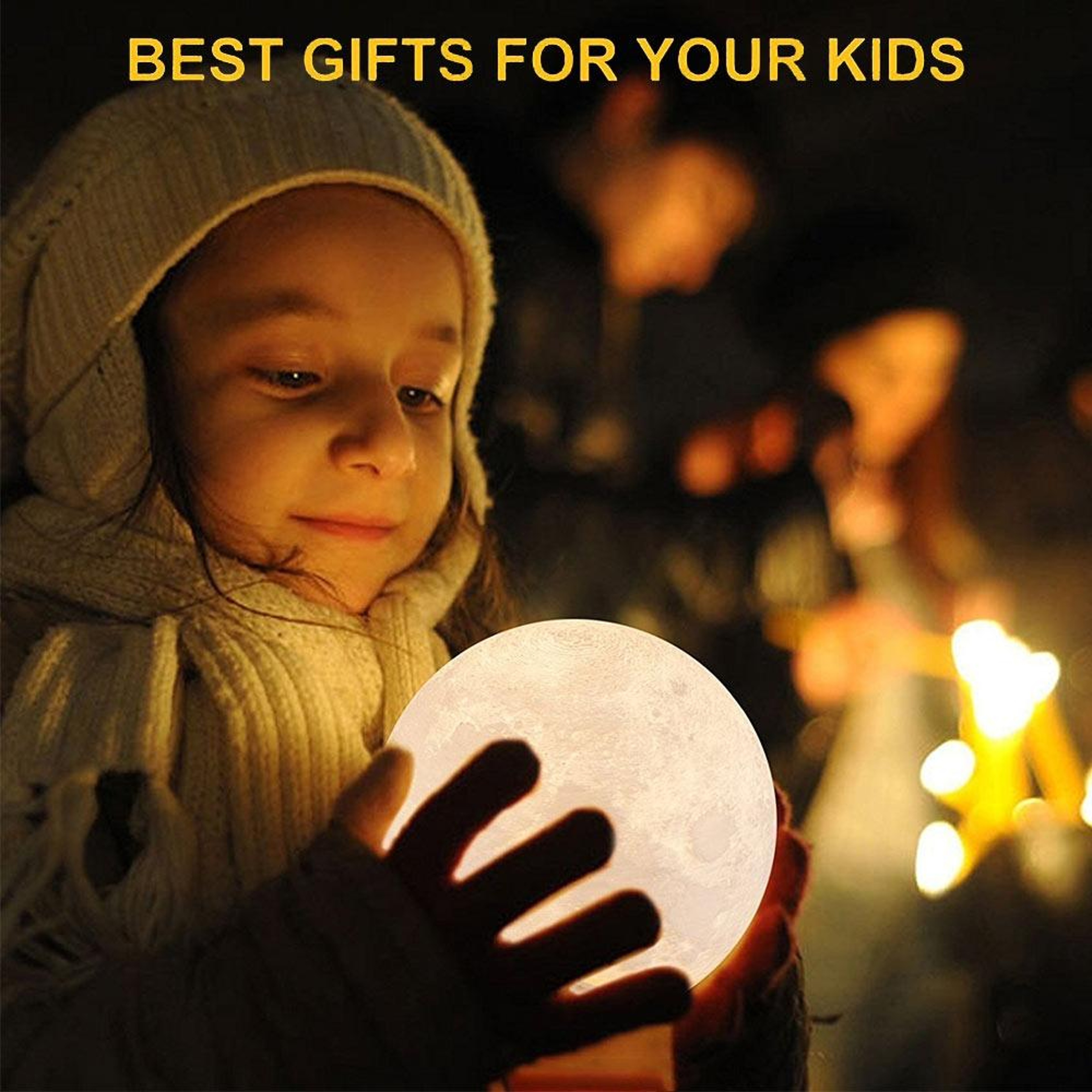YouOKLight 3D Moon Lamp with 16 Colors USB Rechargeable LED Night Light – view 10