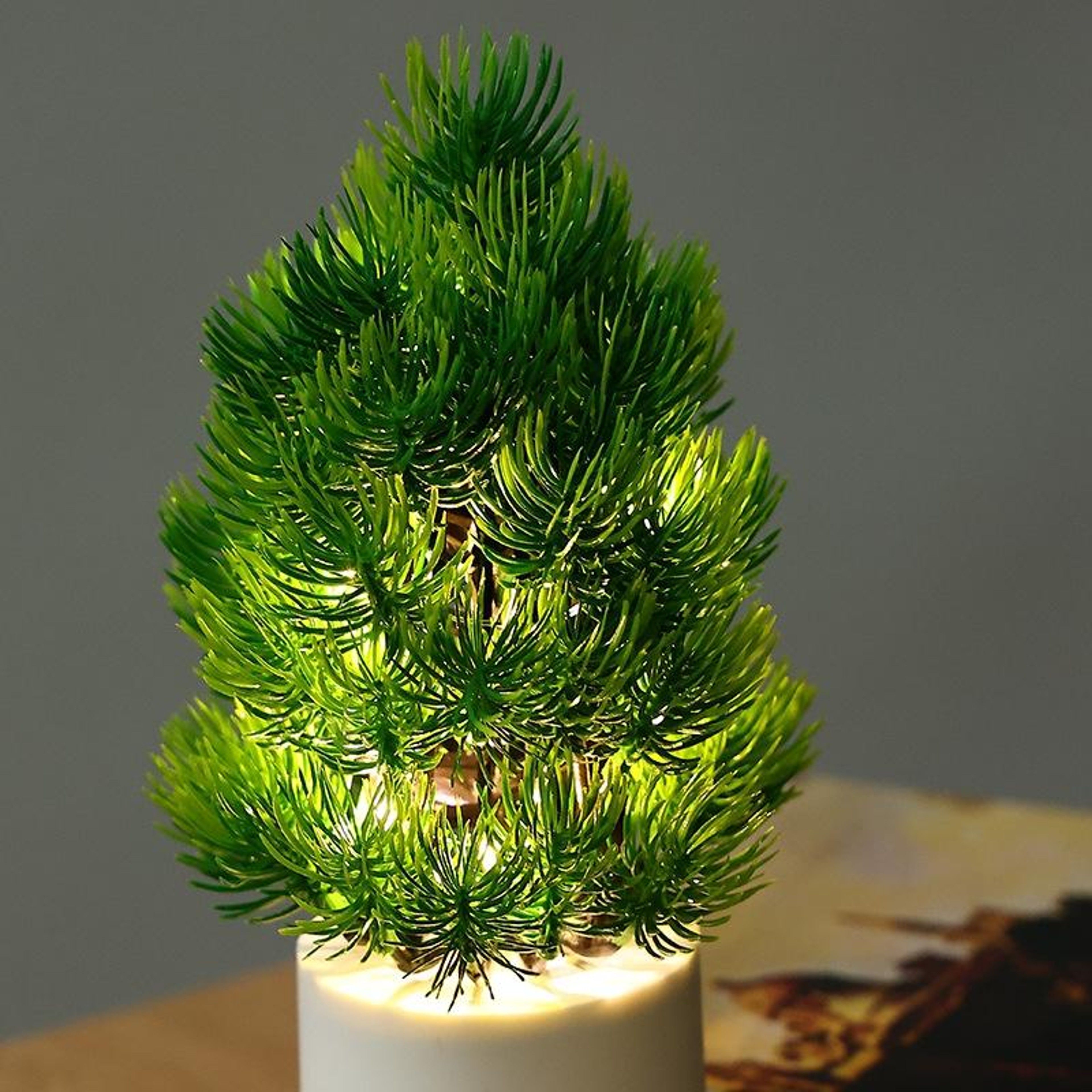 Christmas Tree LED Night Light Decorative Table Lamp with Warm Ambient Glow – view 5