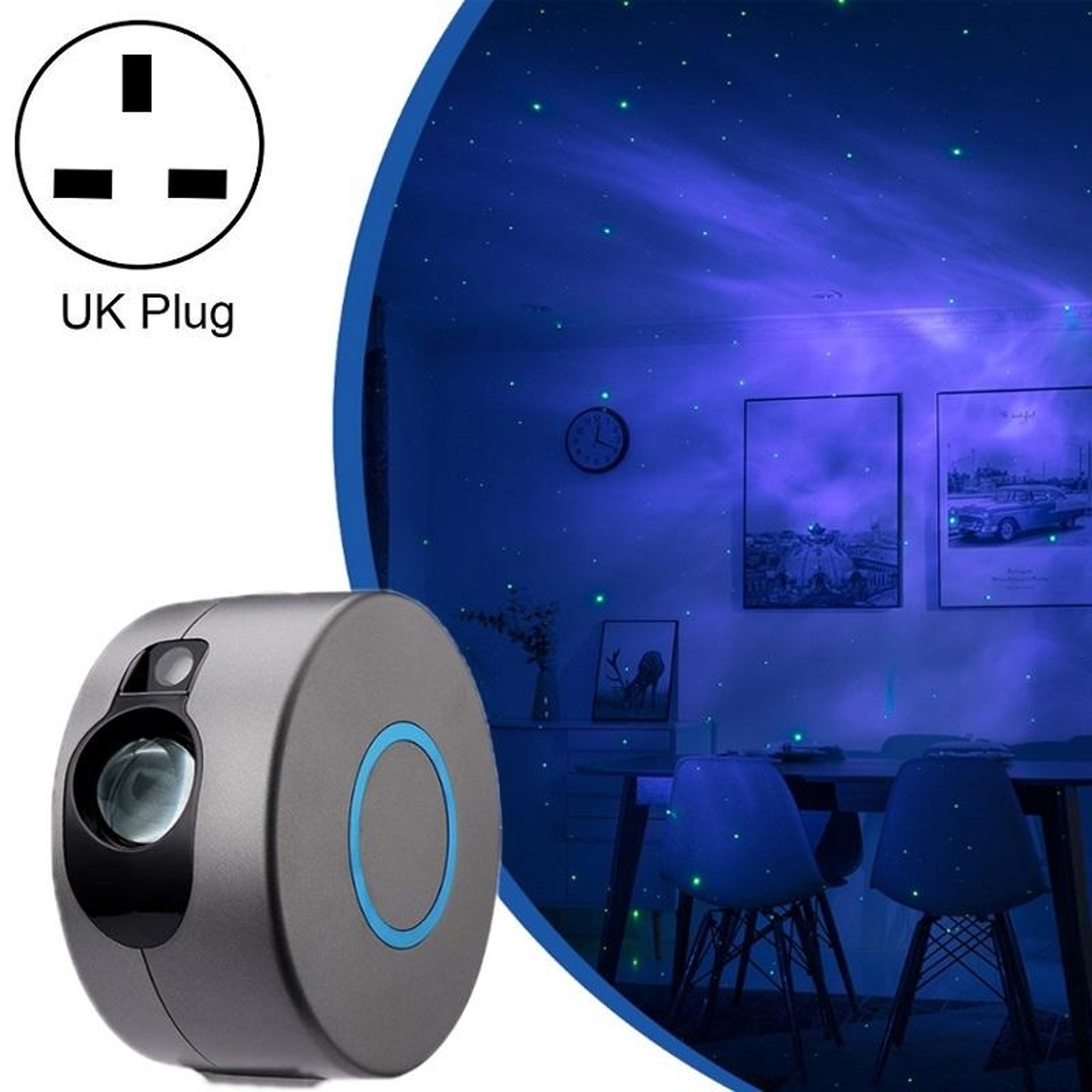 Remote Control Galaxy Projector Starry Sky LED Night Light for Bedroom, Home Theater & Party Decor – view 8