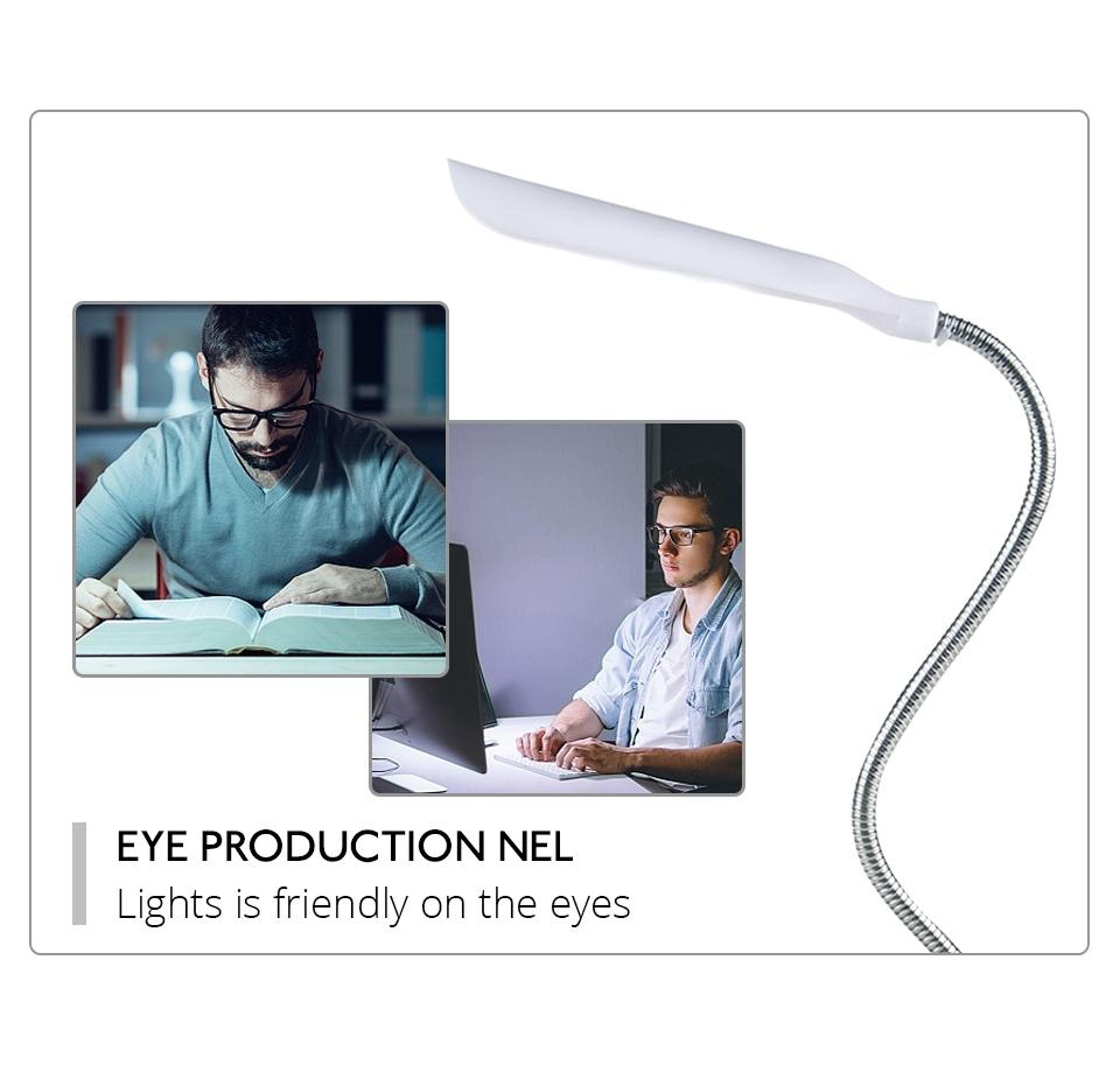 Portable LED Reading Lamp Adjustable Flexible Desk Lamp for Kids, Bedroom & Study – view 6