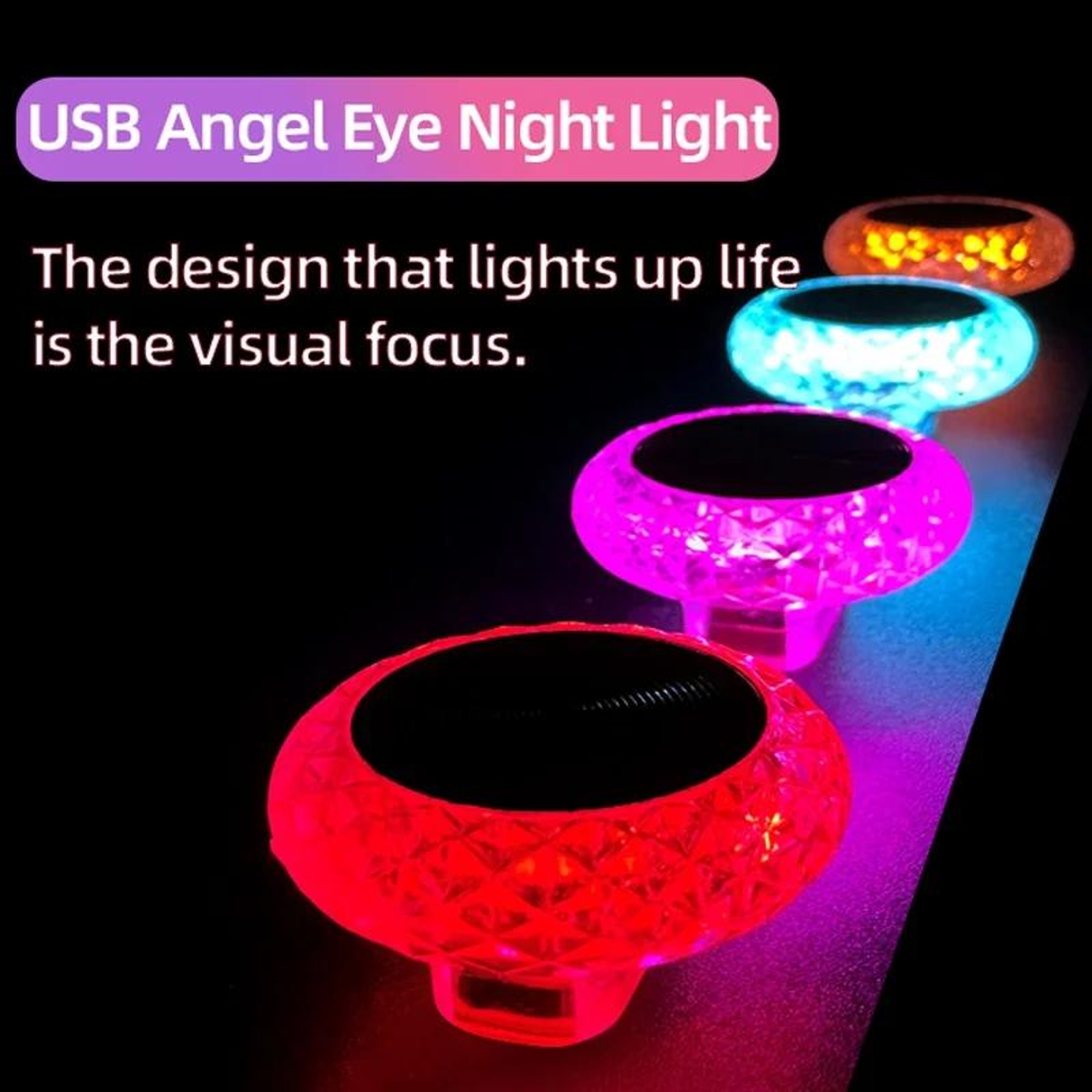 Mini USB Ambient Light Mushroom LED Night Light for Car, Home & Laptop – view 10