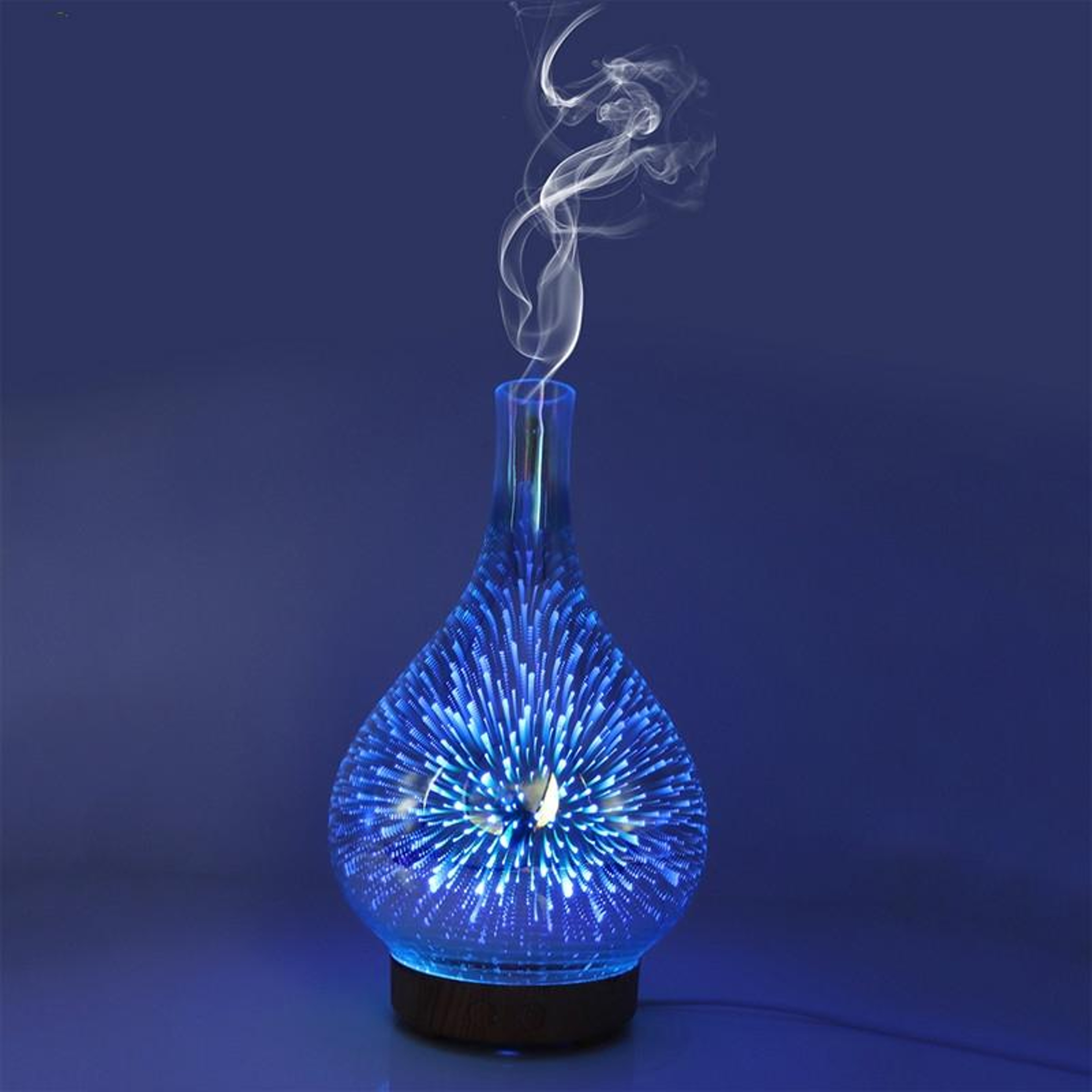 Fireworks 3D Aroma Diffuser  Air Humidifier With 7Color LED Night Light 8