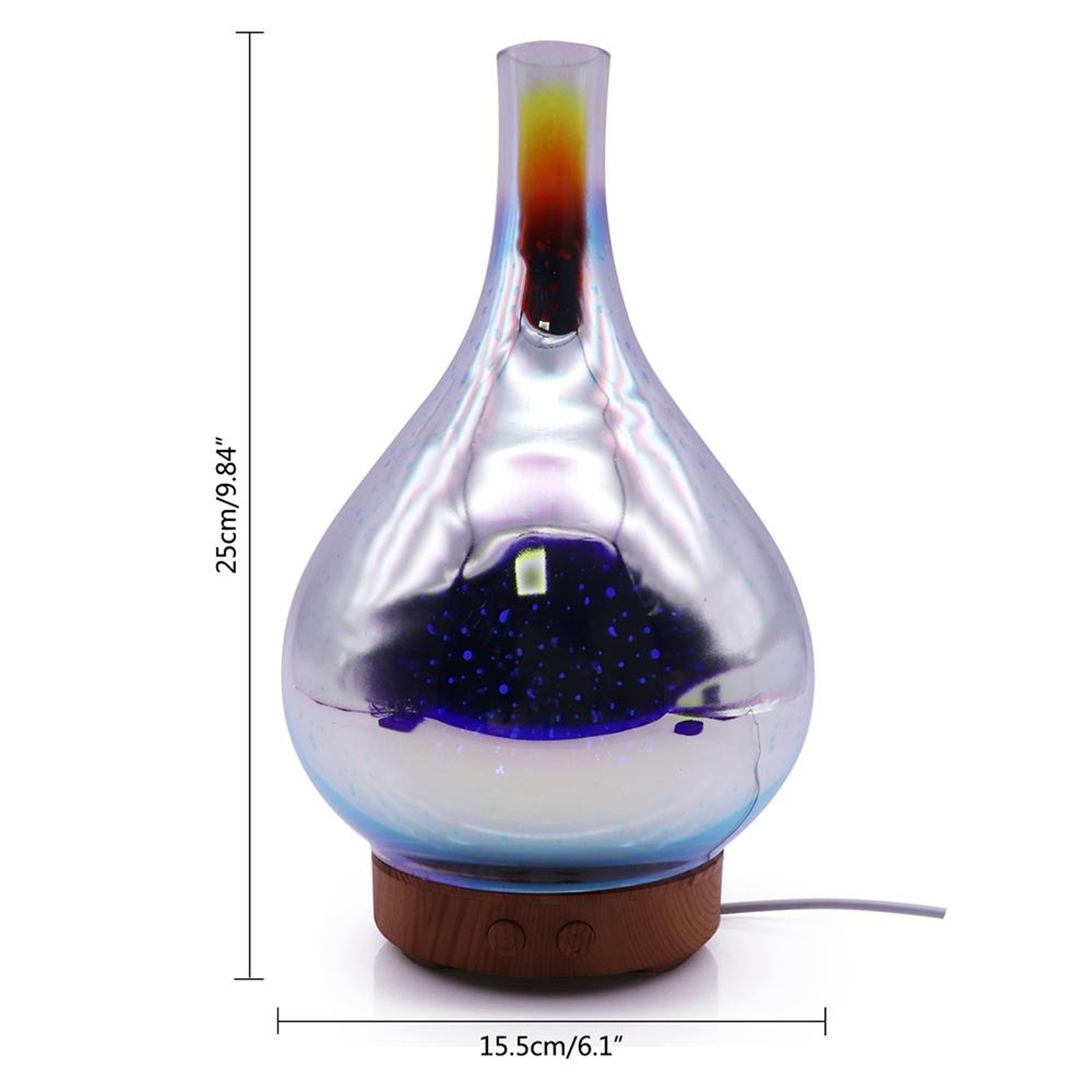 Fireworks 3D Aroma Diffuser  Air Humidifier With 7Color LED Night Light 4