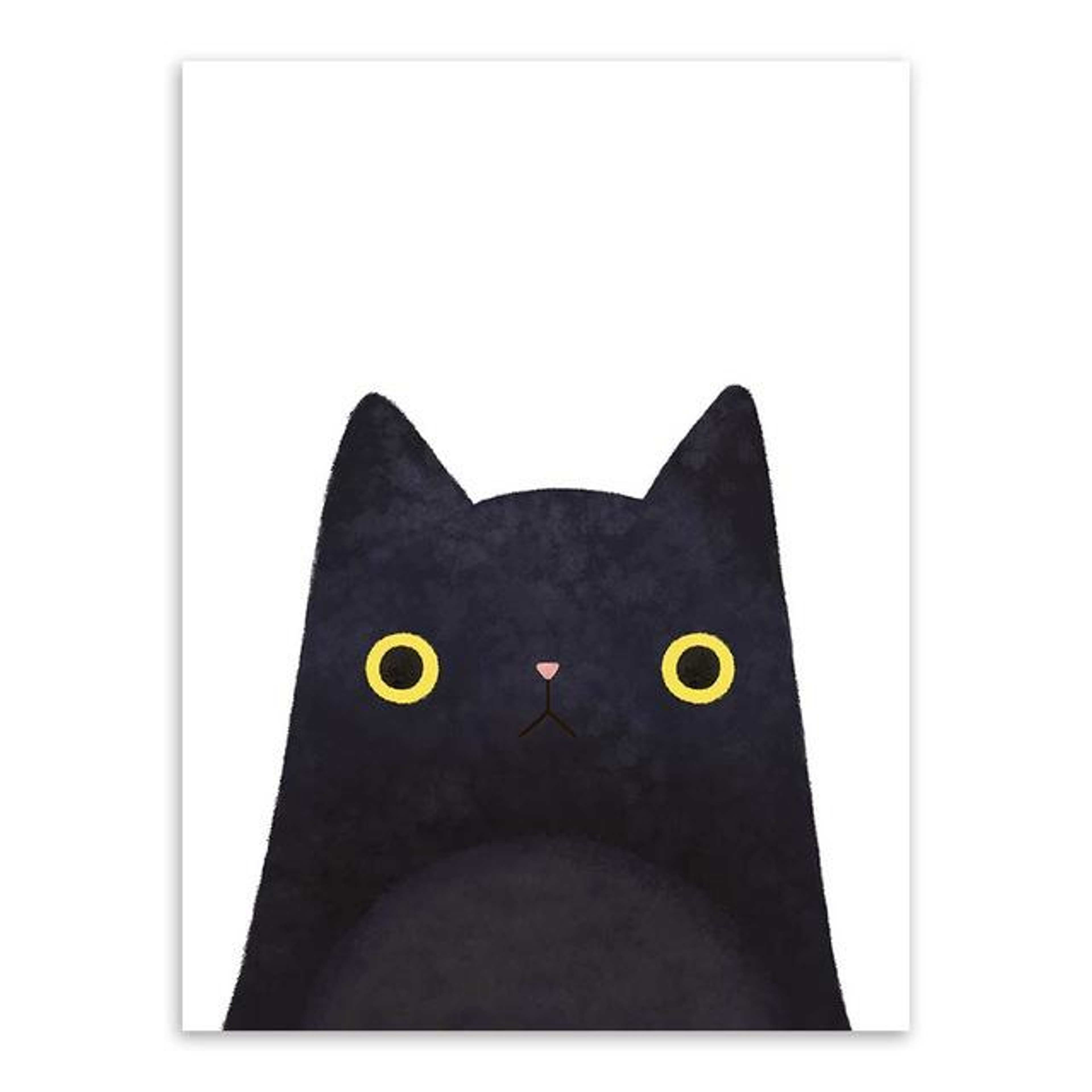 Cute Cat Canvas Wall Art Poster for Kids Room Cartoon Nursery Decor – view 9