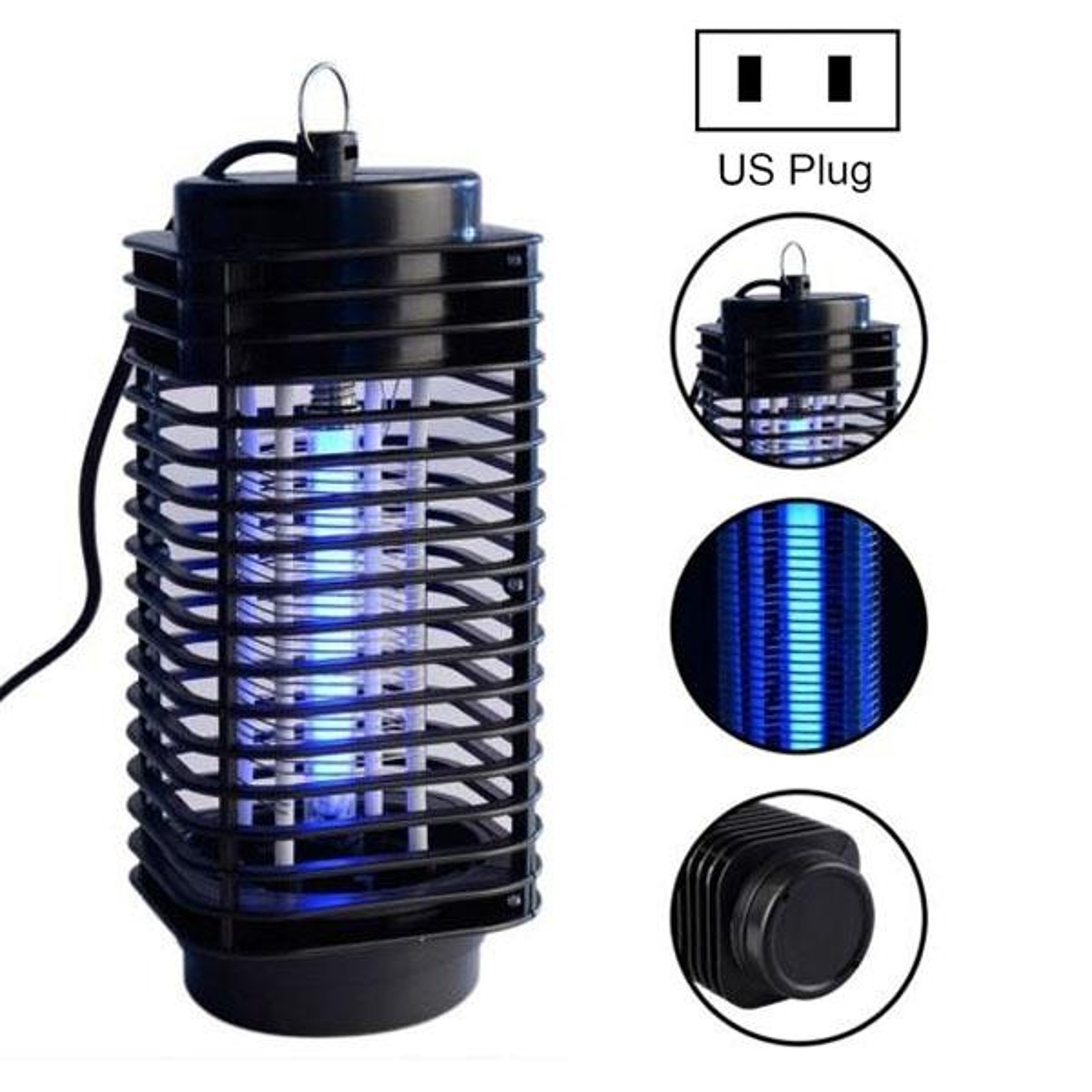 Electric Insect Killer Bug Zapper Lamp For Indoor And Outdoor Mosquito  Fly Control 6