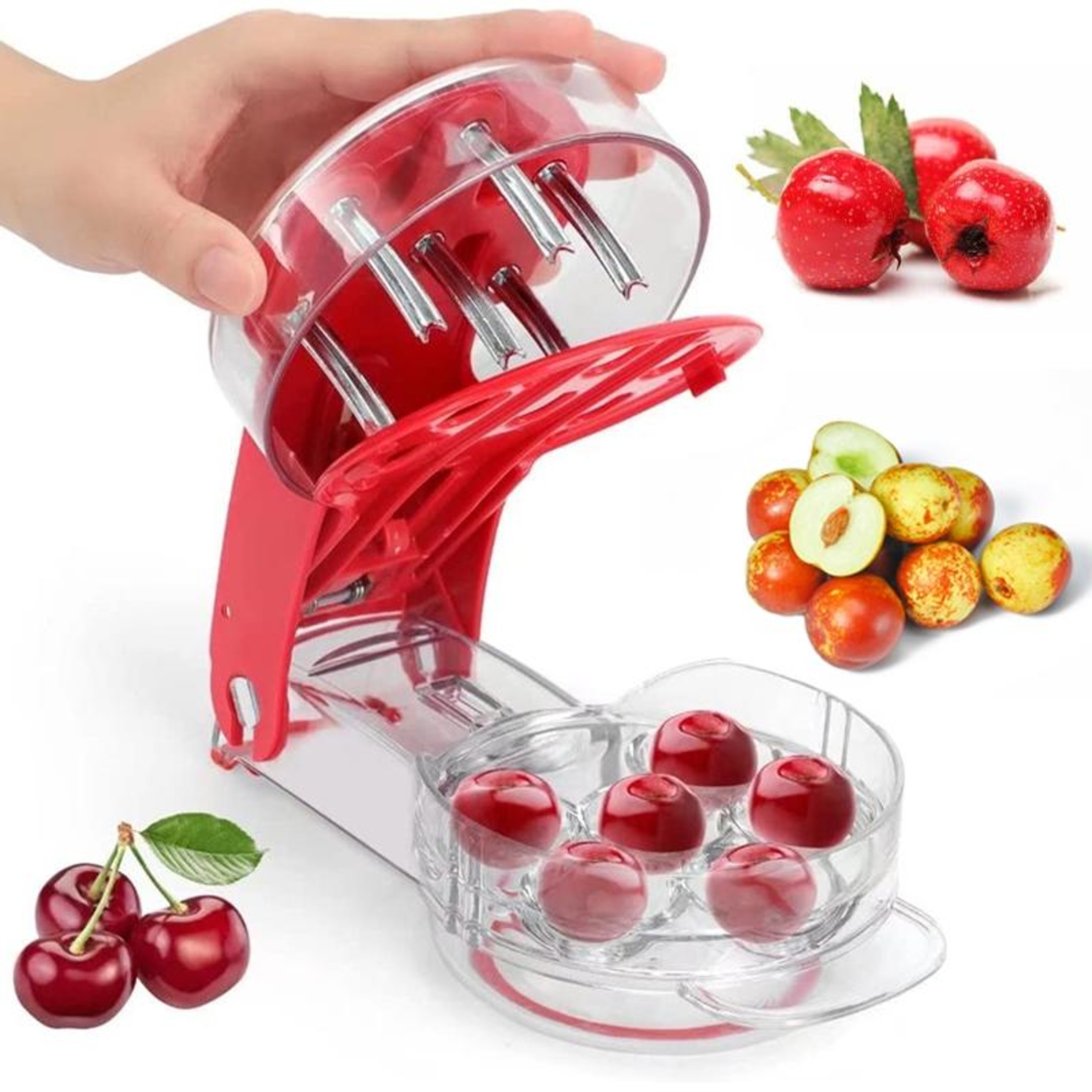 Multifunctional Cherry Slicer Fruit Slicer for Grapes, Tomatoes & Small Vegetables – view 10