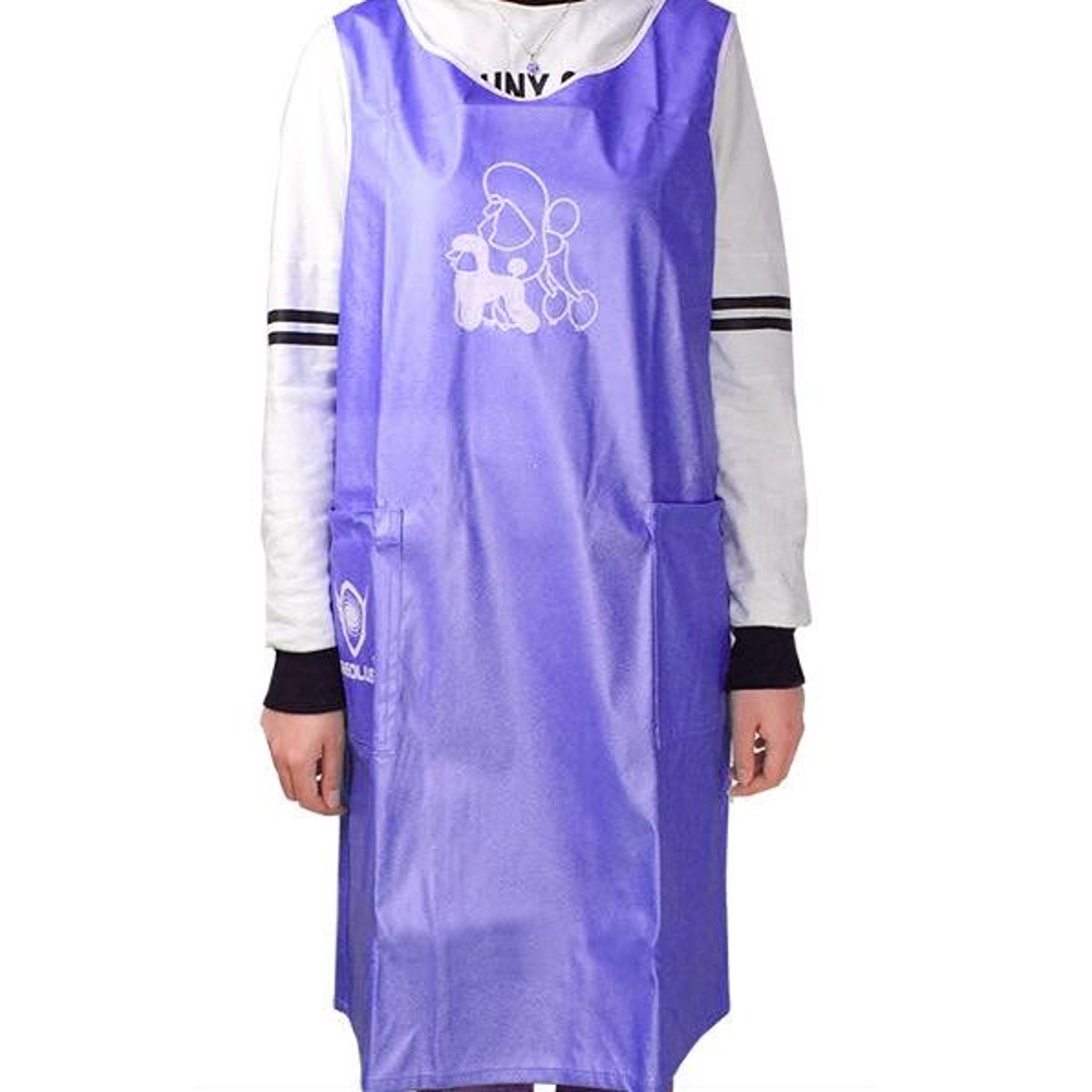 Waterproof Pet Grooming Apron Adjustable Groomer Smock for Pet Salon & Home Grooming – view 22