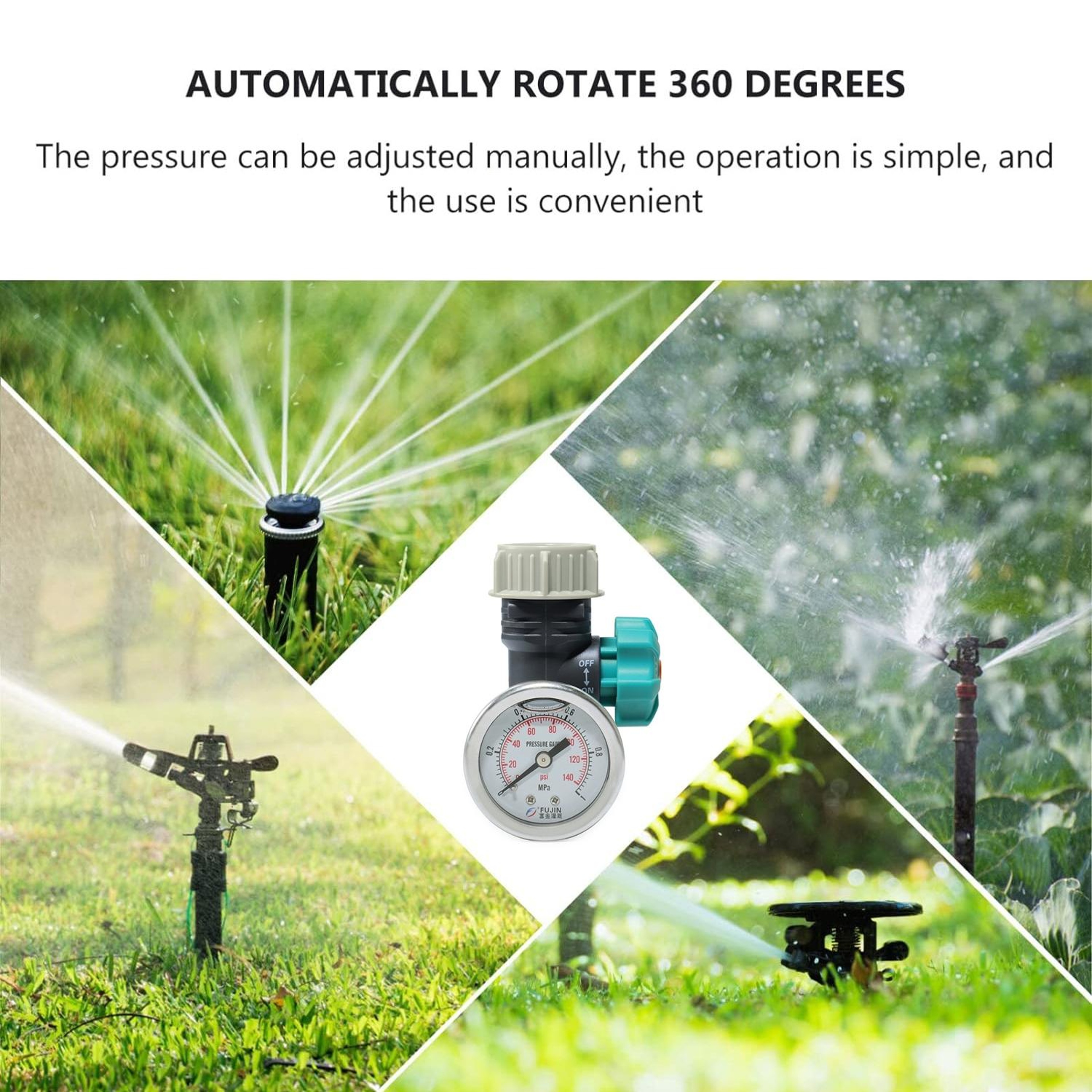 Automatic Garden Irrigation Regulator Water Pressure Control Valve For Drip Irrigation Systems 9