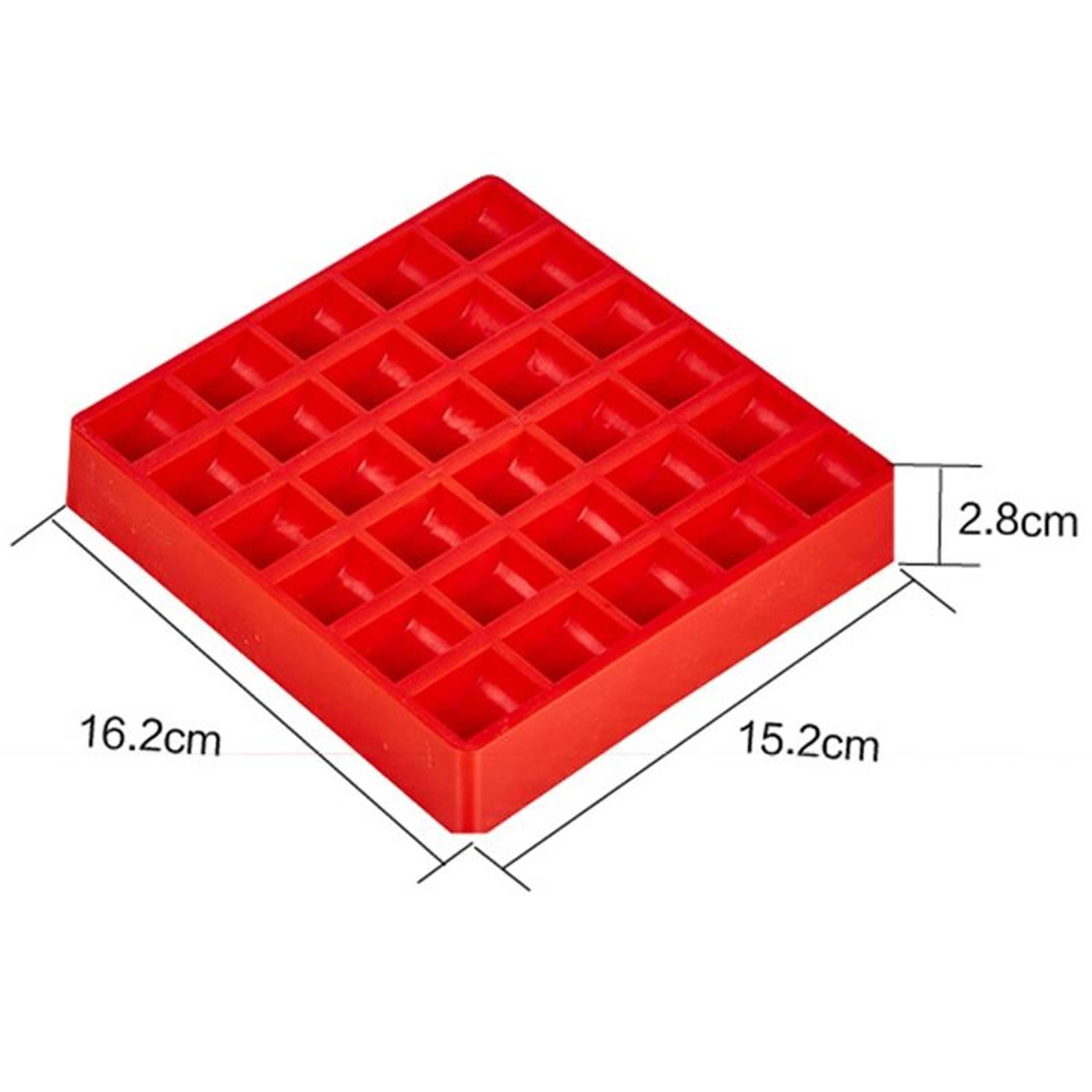 Chip Poker Chip Case Portable Chip Storage Box For Casino Game Tokens Red 3