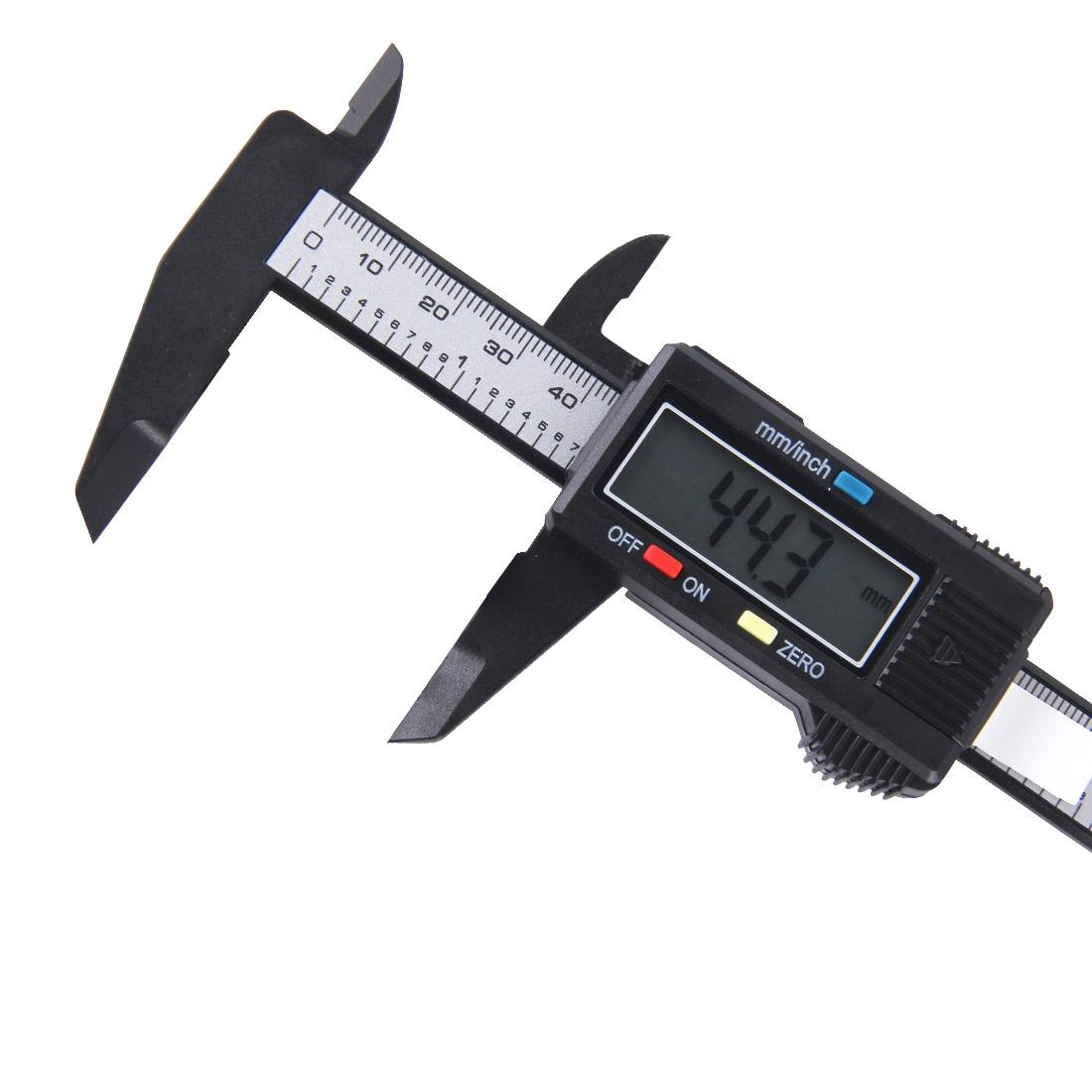 Precision Digital Caliper Inch LCD Vernier Measuring Tool With Inch  Metric Conversion 4
