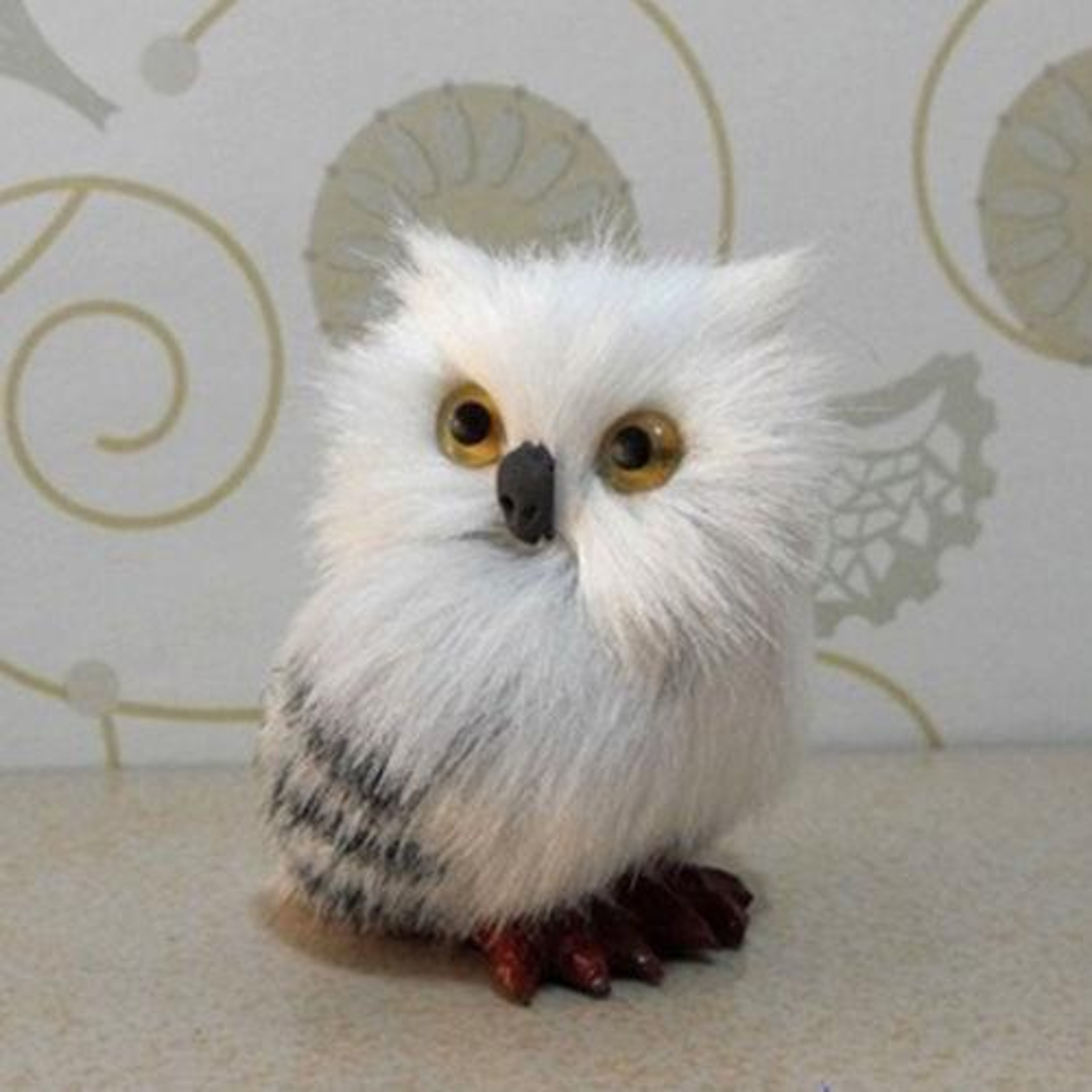 Realistic Christmas Owl Decoration Artificial Owl Holiday Ornament For Home  Car Decor 1