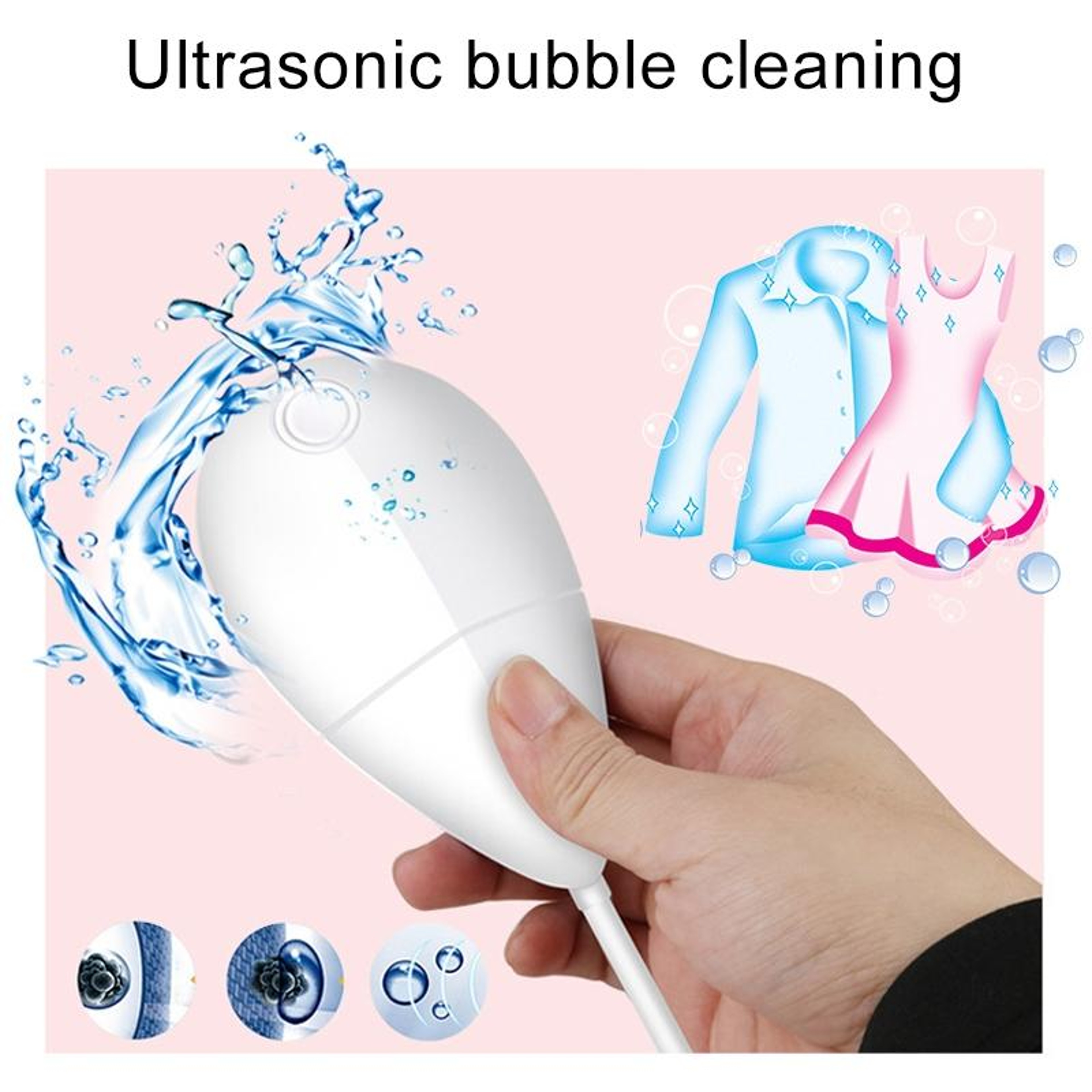 Portable Mini Ultrasonic Washing Machine For Travel Clothes And Delicate Laundry 11