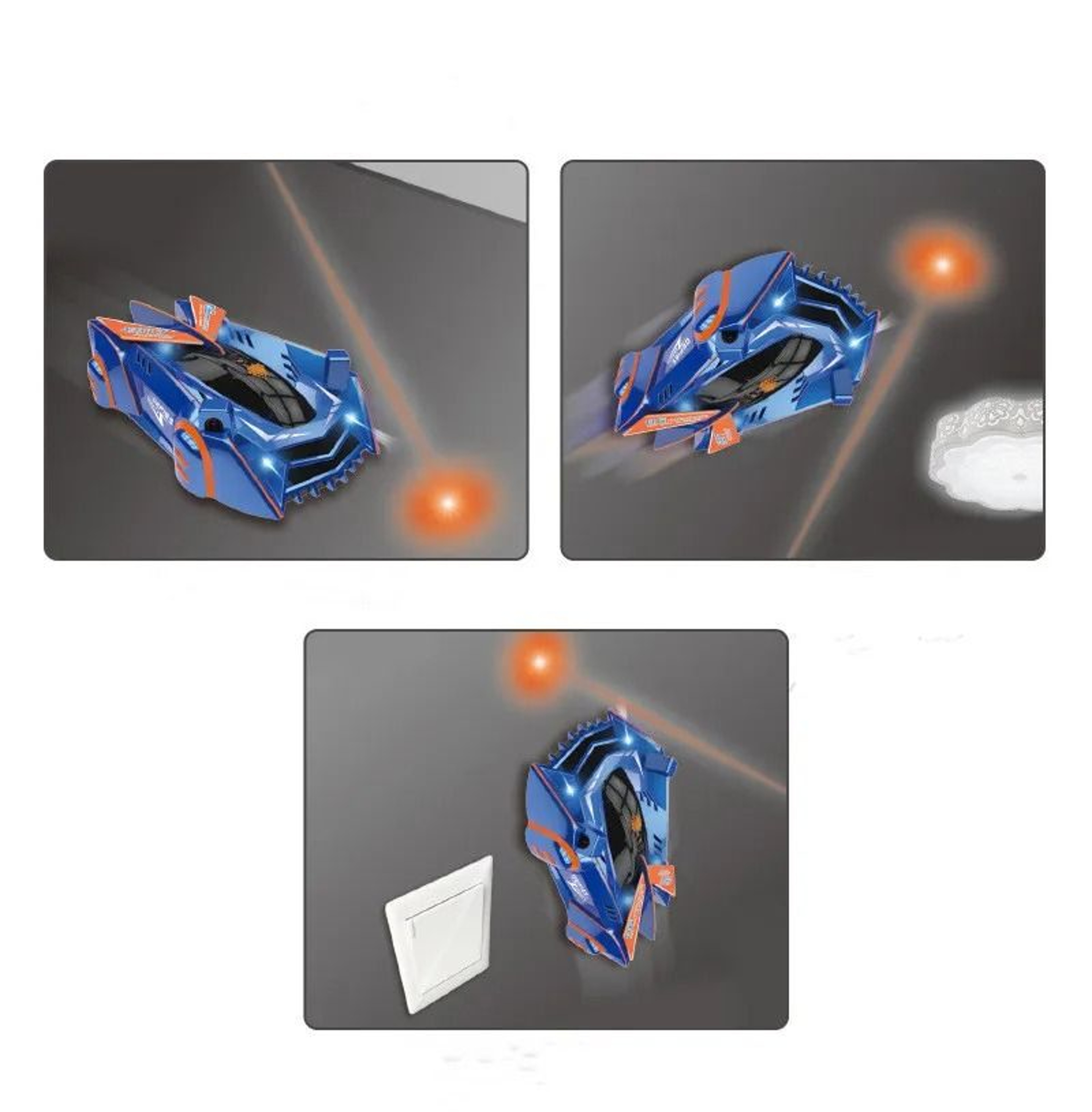 Infrared Laser Controlled Wall Climbing RC Stunt Car 3