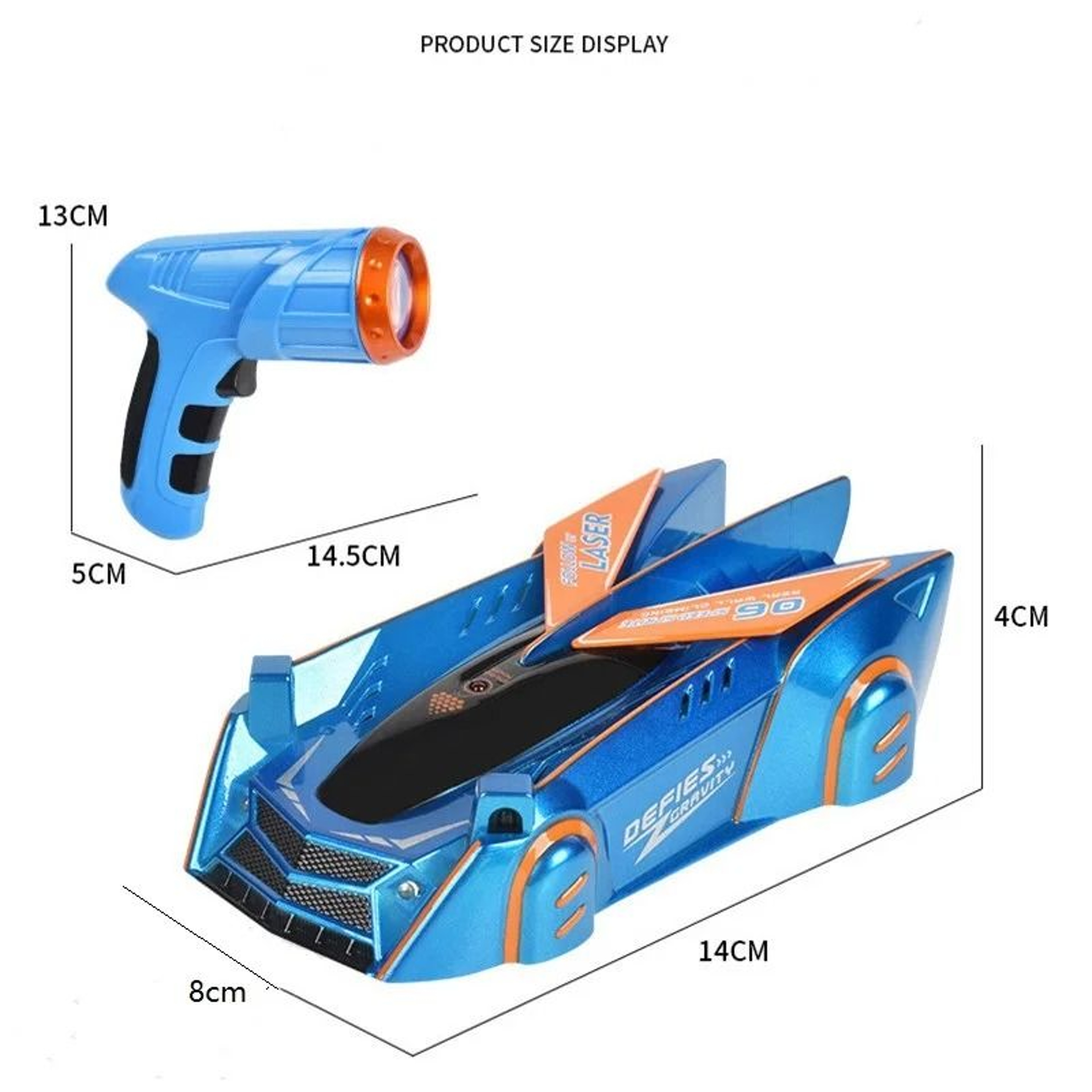 Infrared Laser Controlled Wall Climbing RC Stunt Car 5