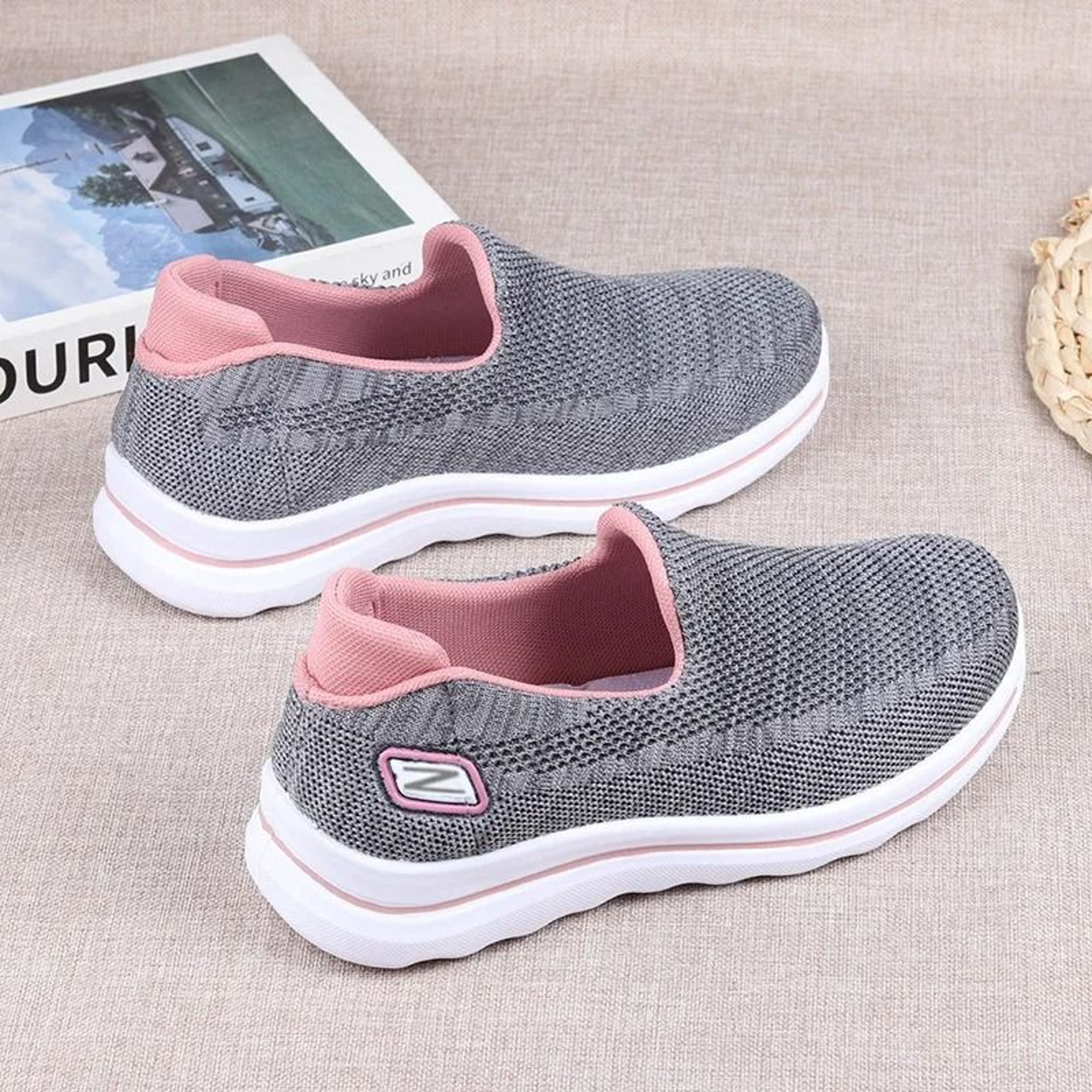 Womens Breathable Mesh Sneakers Casual Comfort Shoes 0